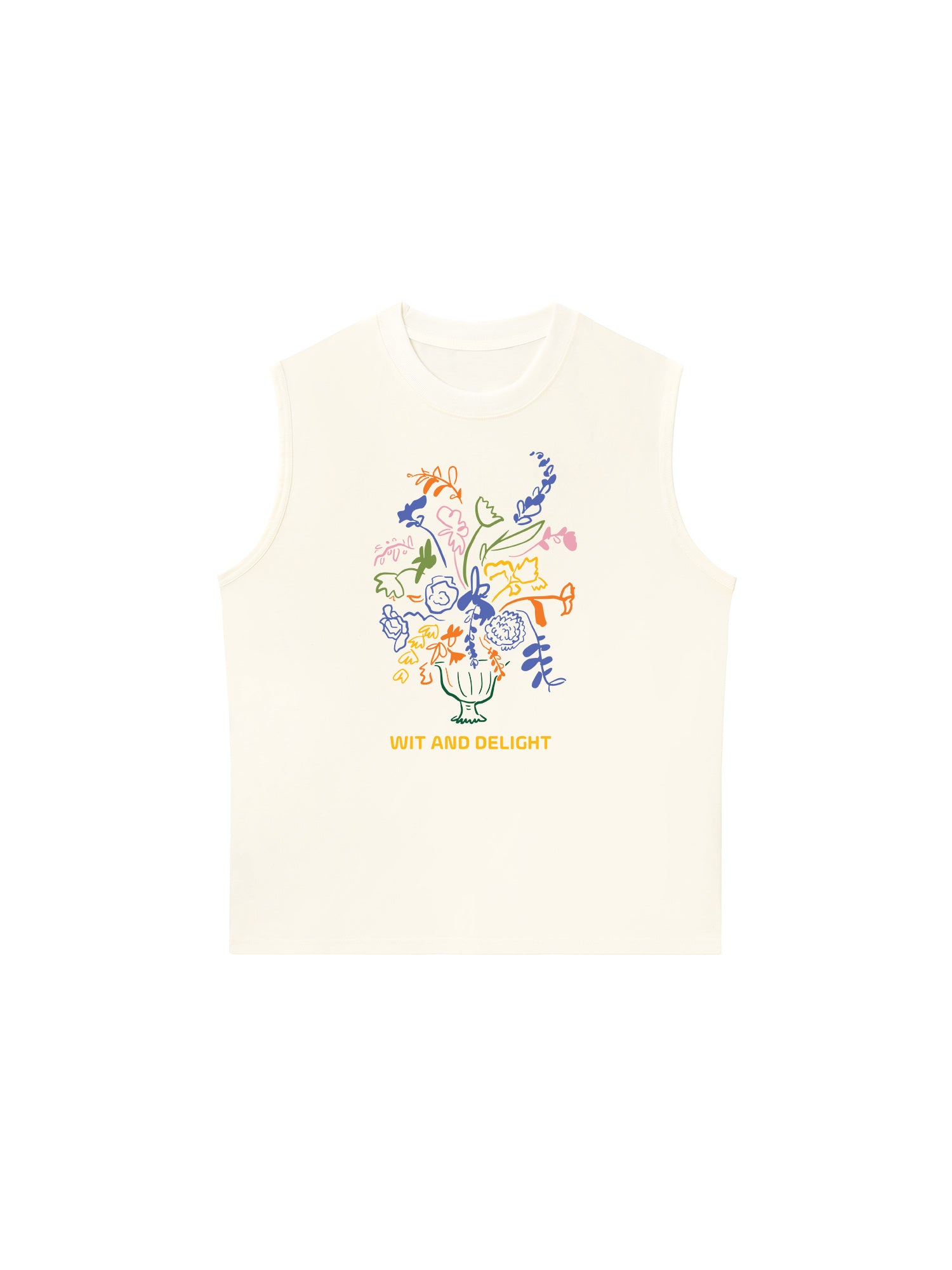 Áo Ba Lỗ Relaxed Fit Wit Amd Delight