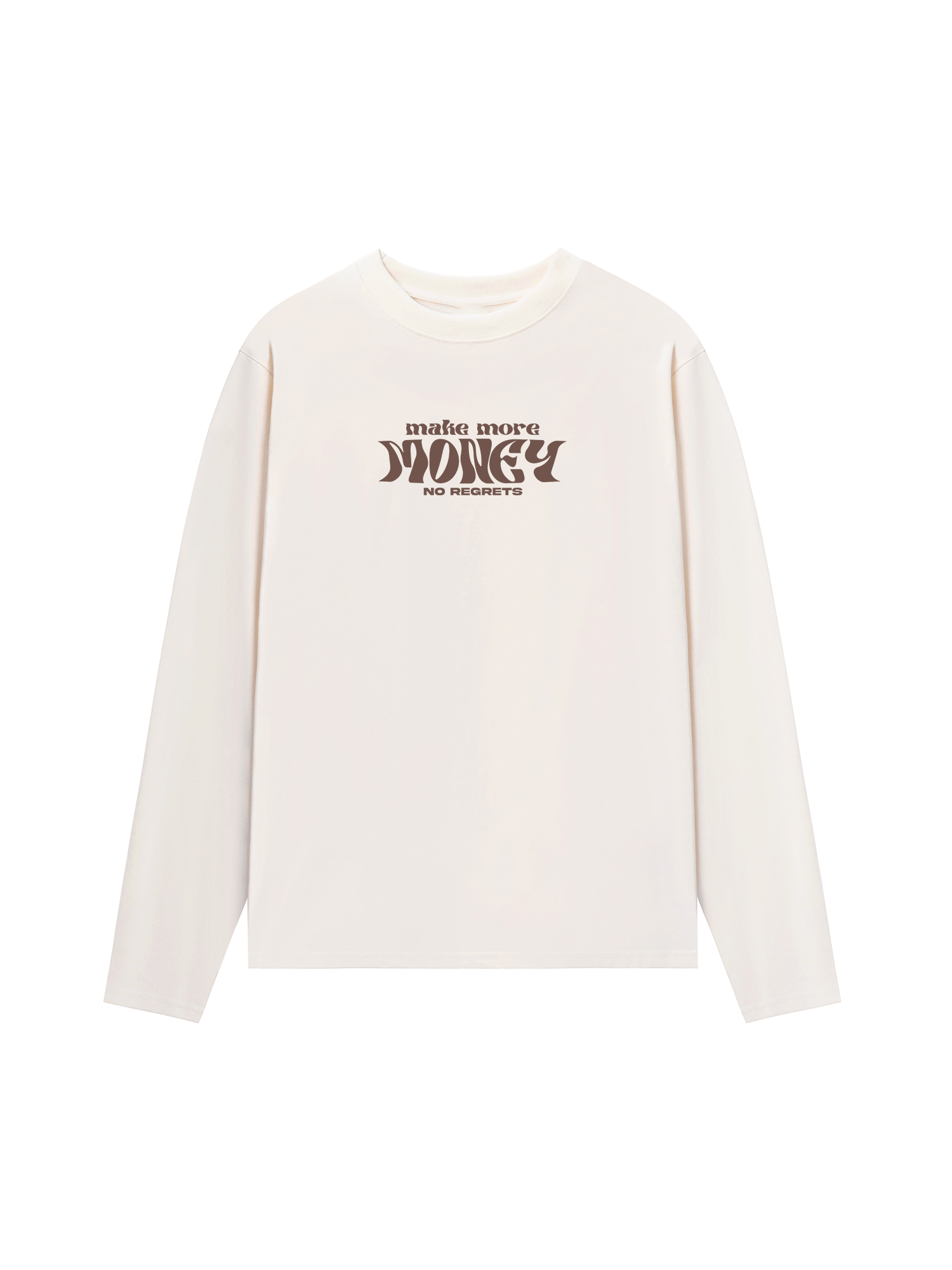 Áo Thun Dài Tay Money Make More No Regrets
