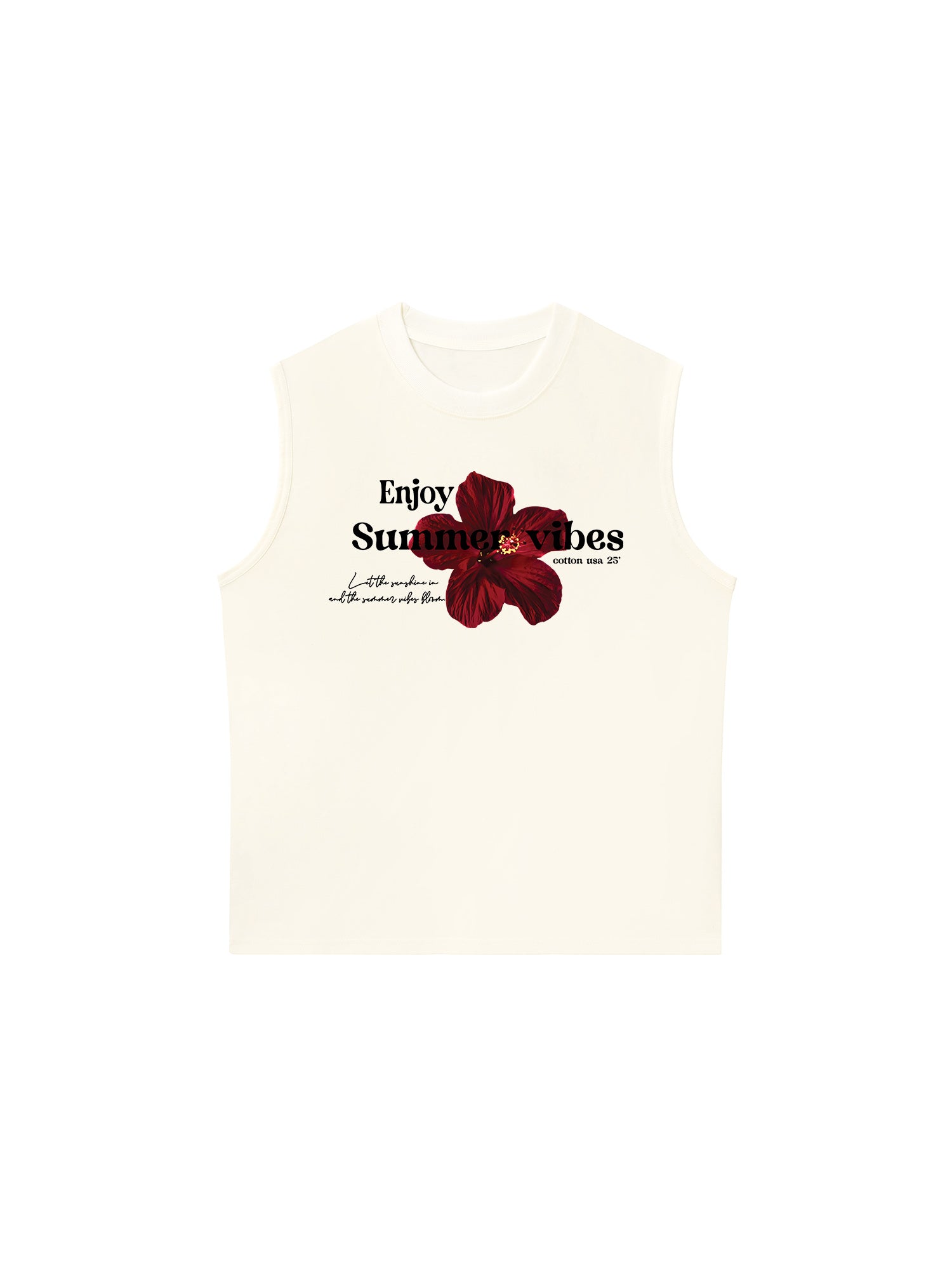 Áo Ba Lỗ Relaxed Fit Floral Enjoy Summer