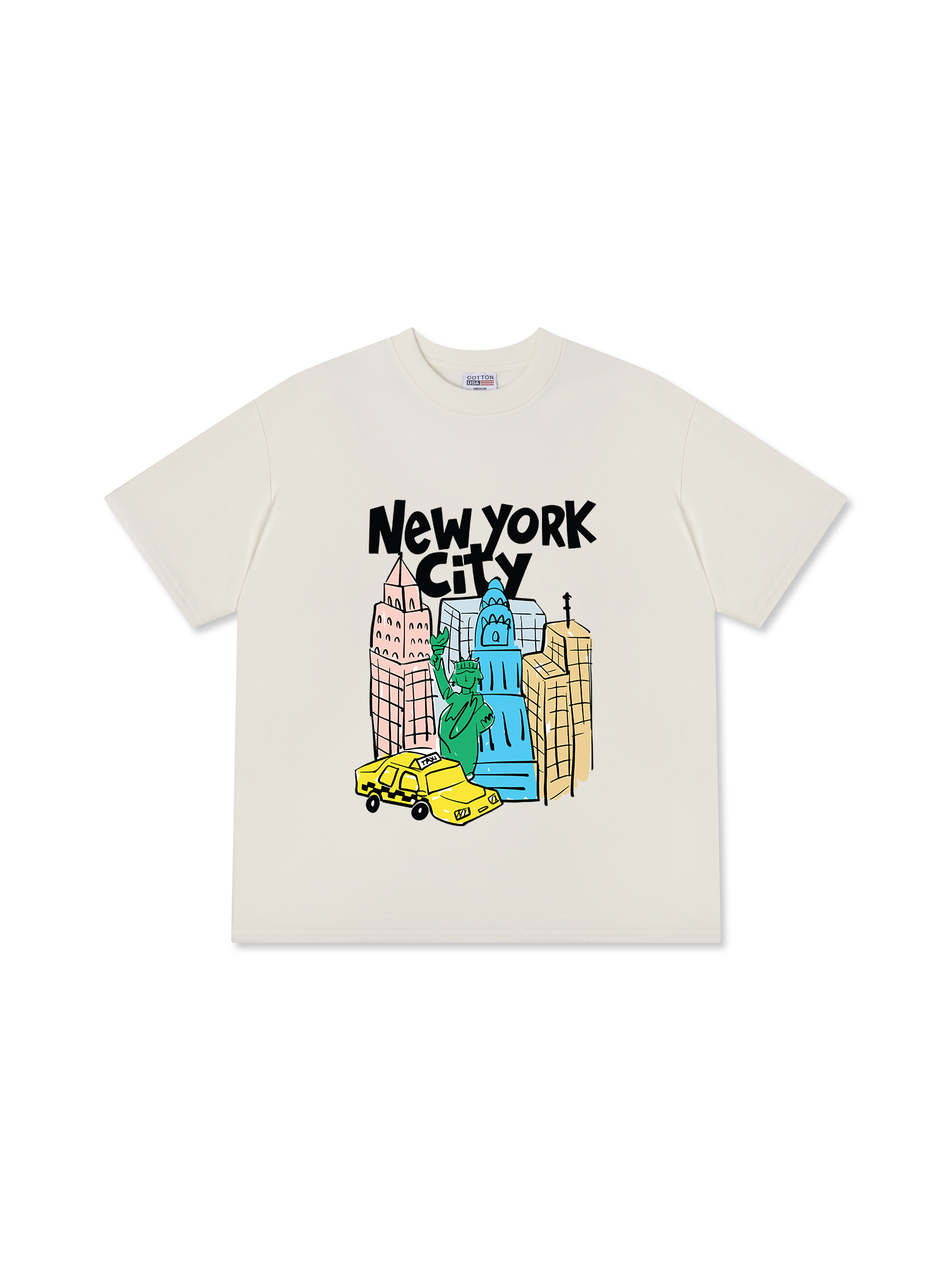 Áo Thun Relaxed Fit City New York Art