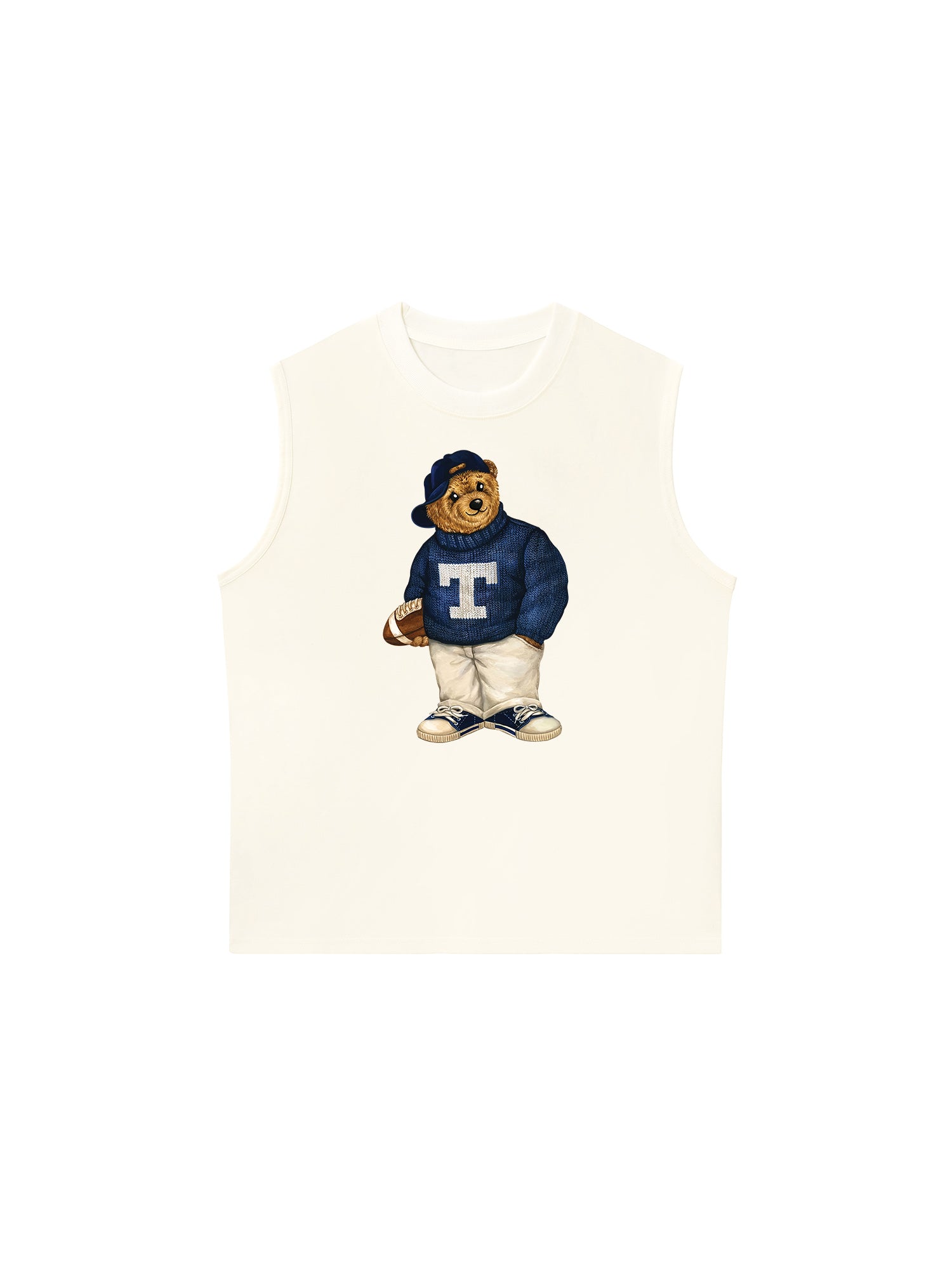 Áo Ba Lỗ Relaxed Fit Bear Two