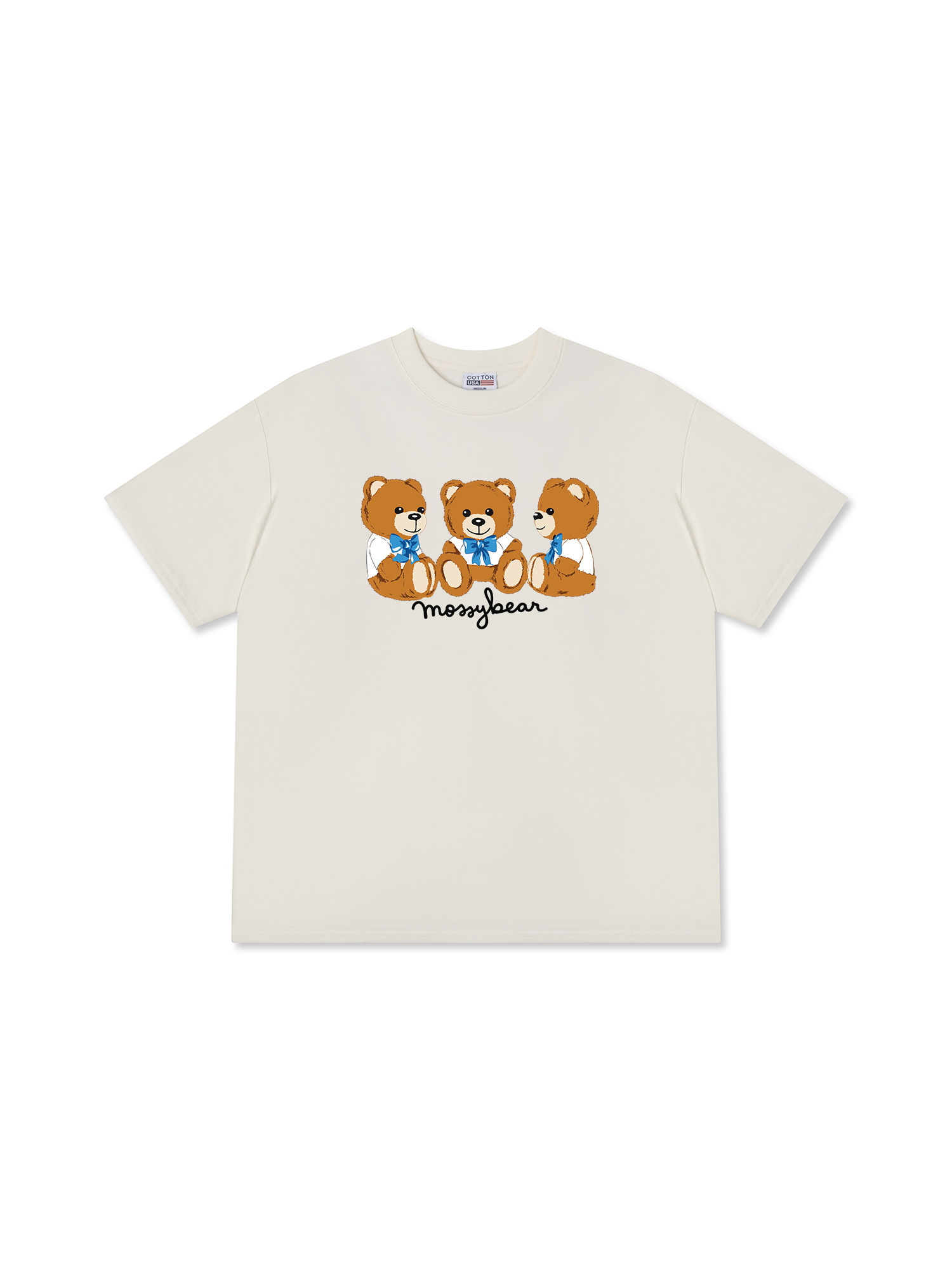 Áo Thun Relaxed Fit Mossy Bear Three Bear