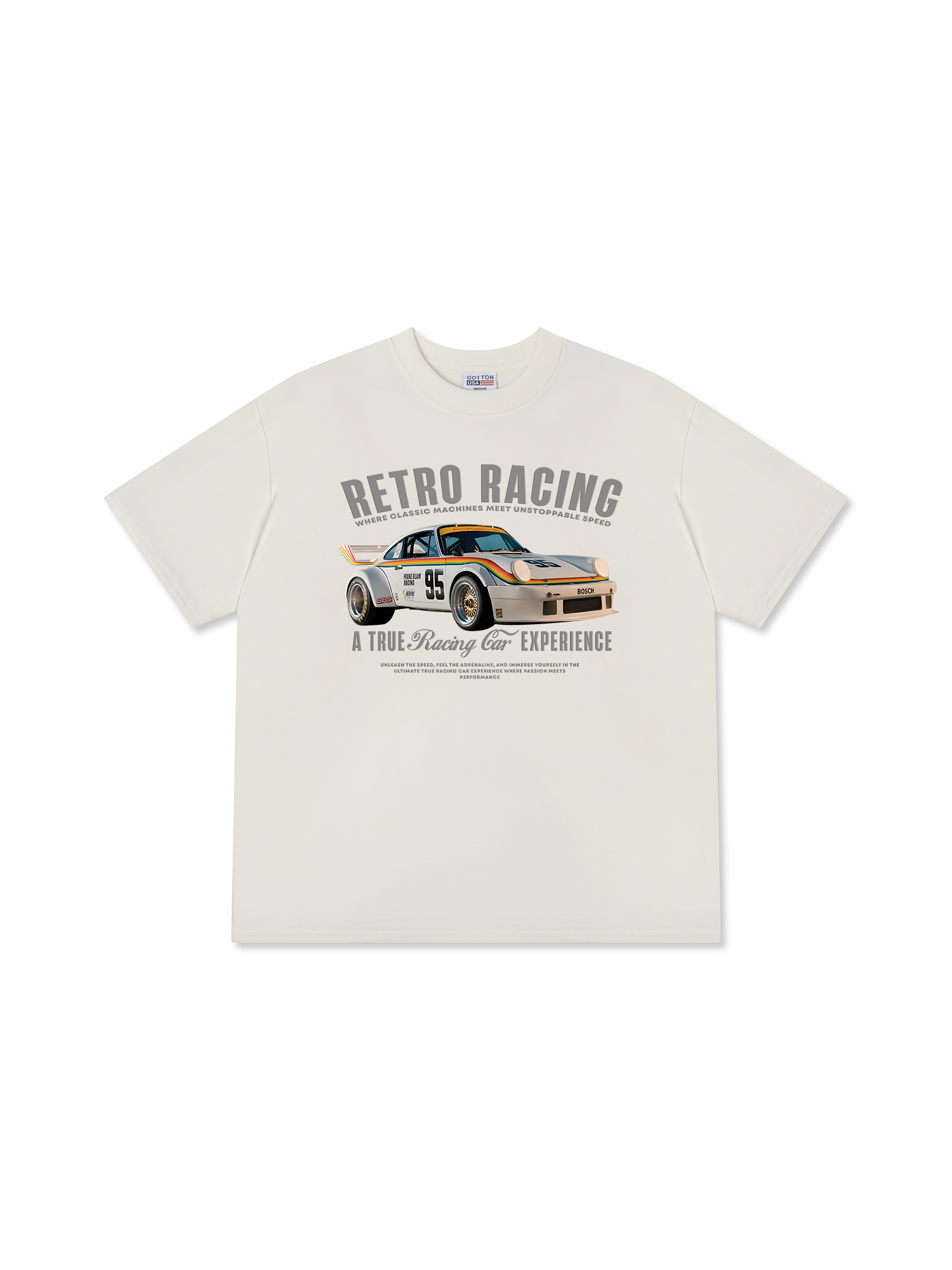 Áo Thun Relaxed Fit Retro Racing