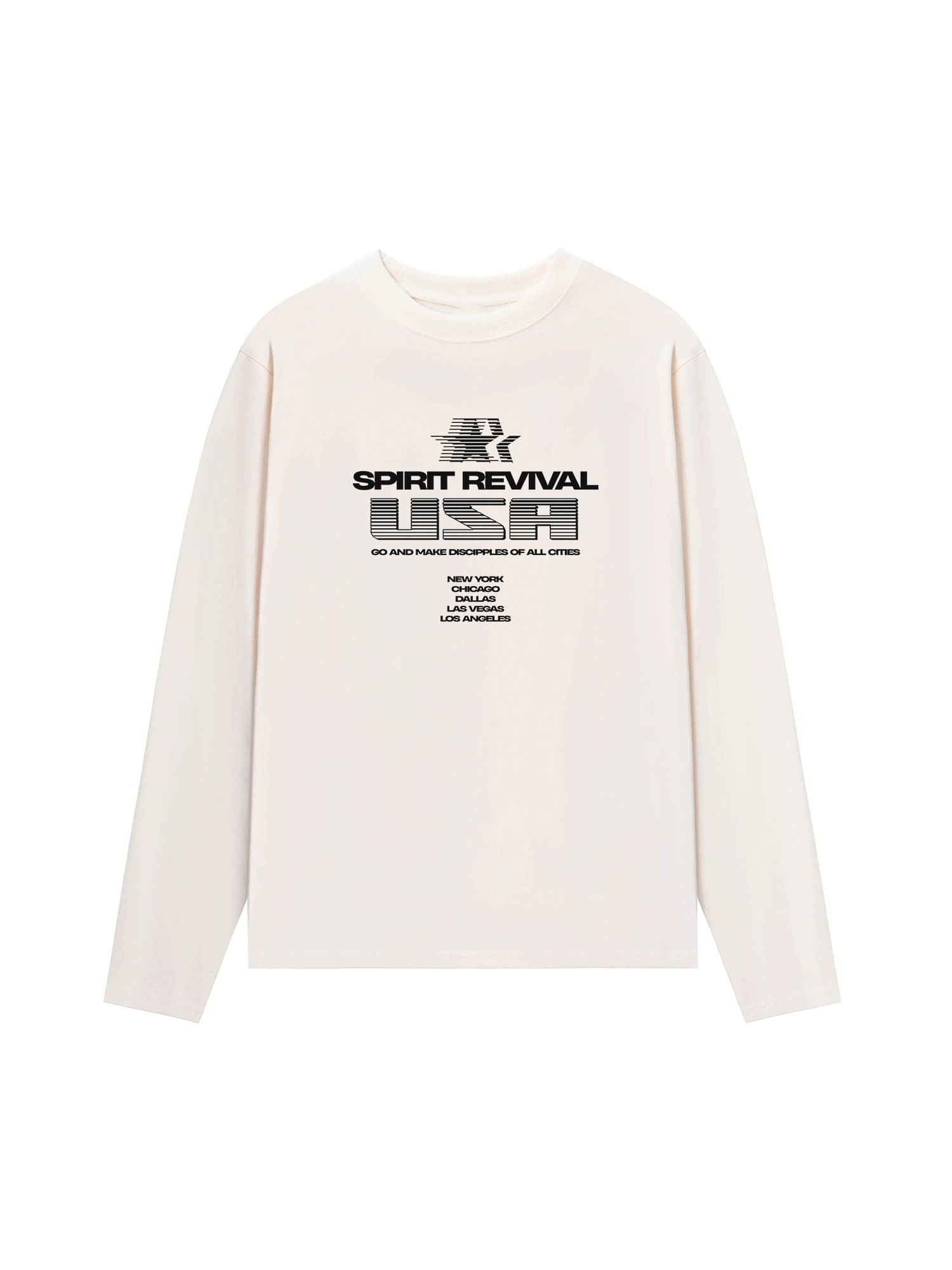 Áo Thun Dài Tay USA Spirit Revival