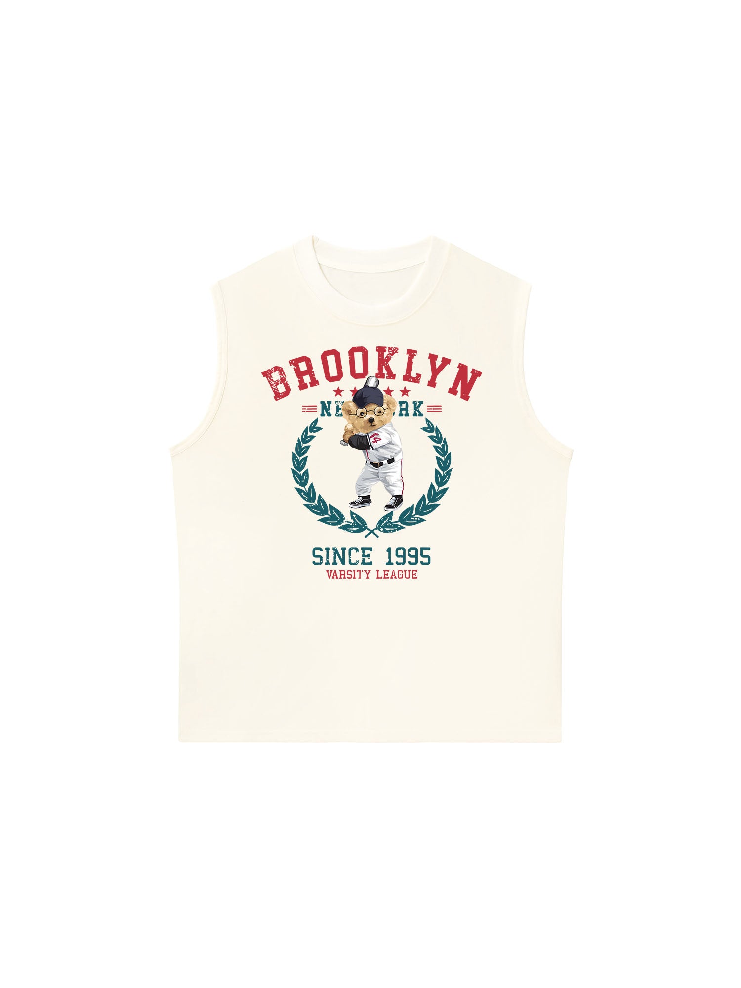 Áo Ba Lỗ Relaxed Fit Baseball Teddy Team