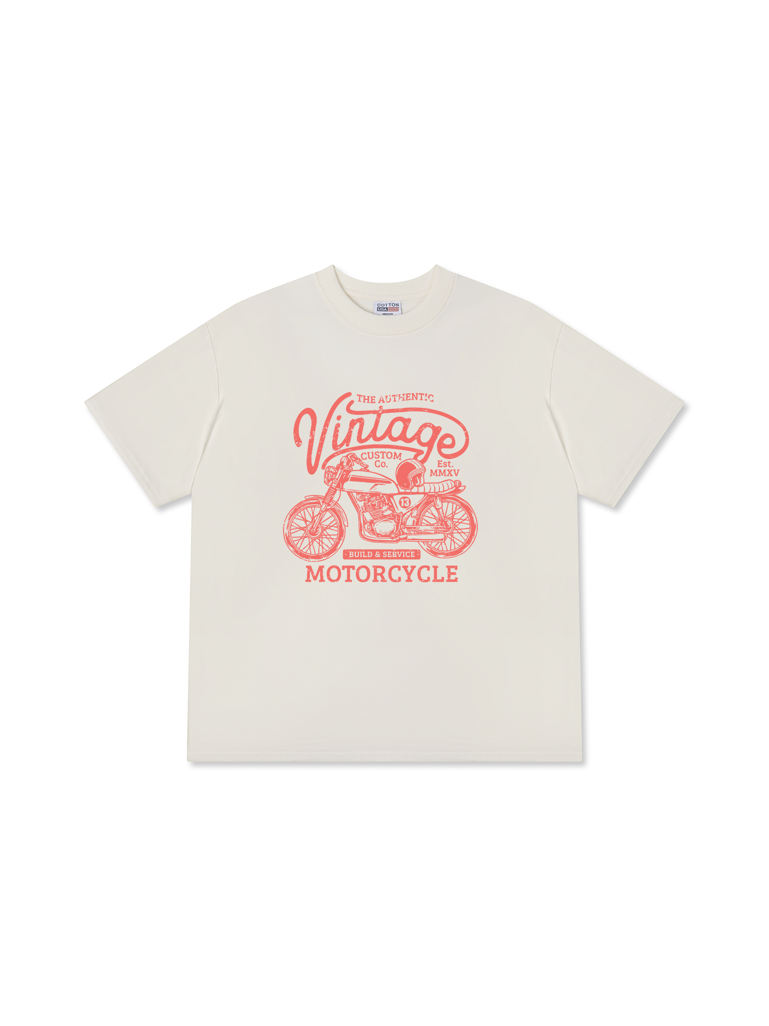 Áo Thun Relaxed Fit Motorbike The Authenic Motorcycle