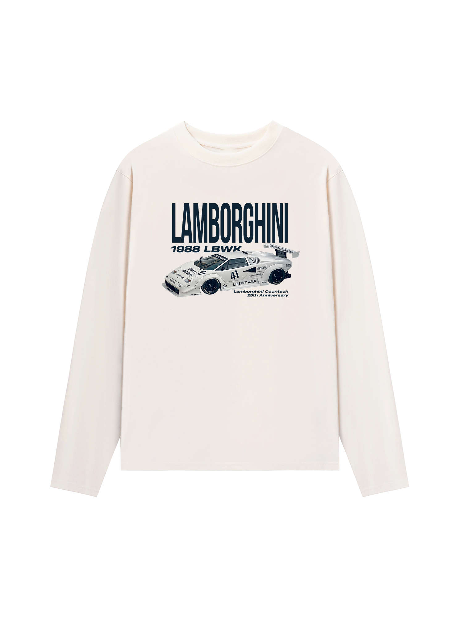 Áo Thun Dài Tay Lamborghini 25th Anniversary