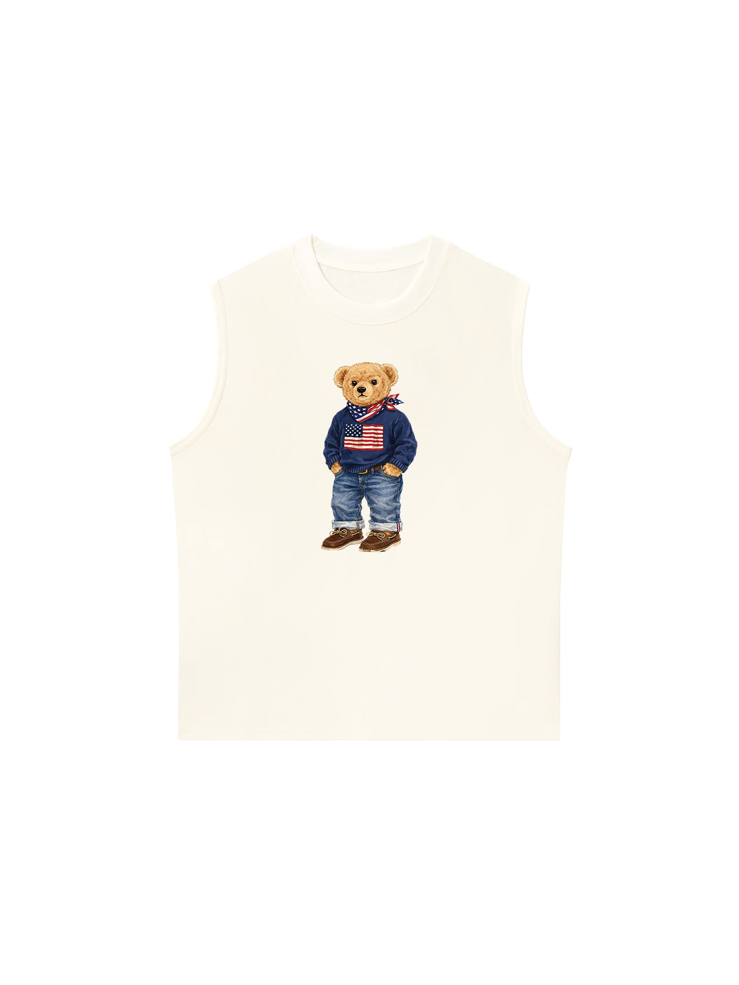 Áo Ba Lỗ Relaxed Fit America Boy