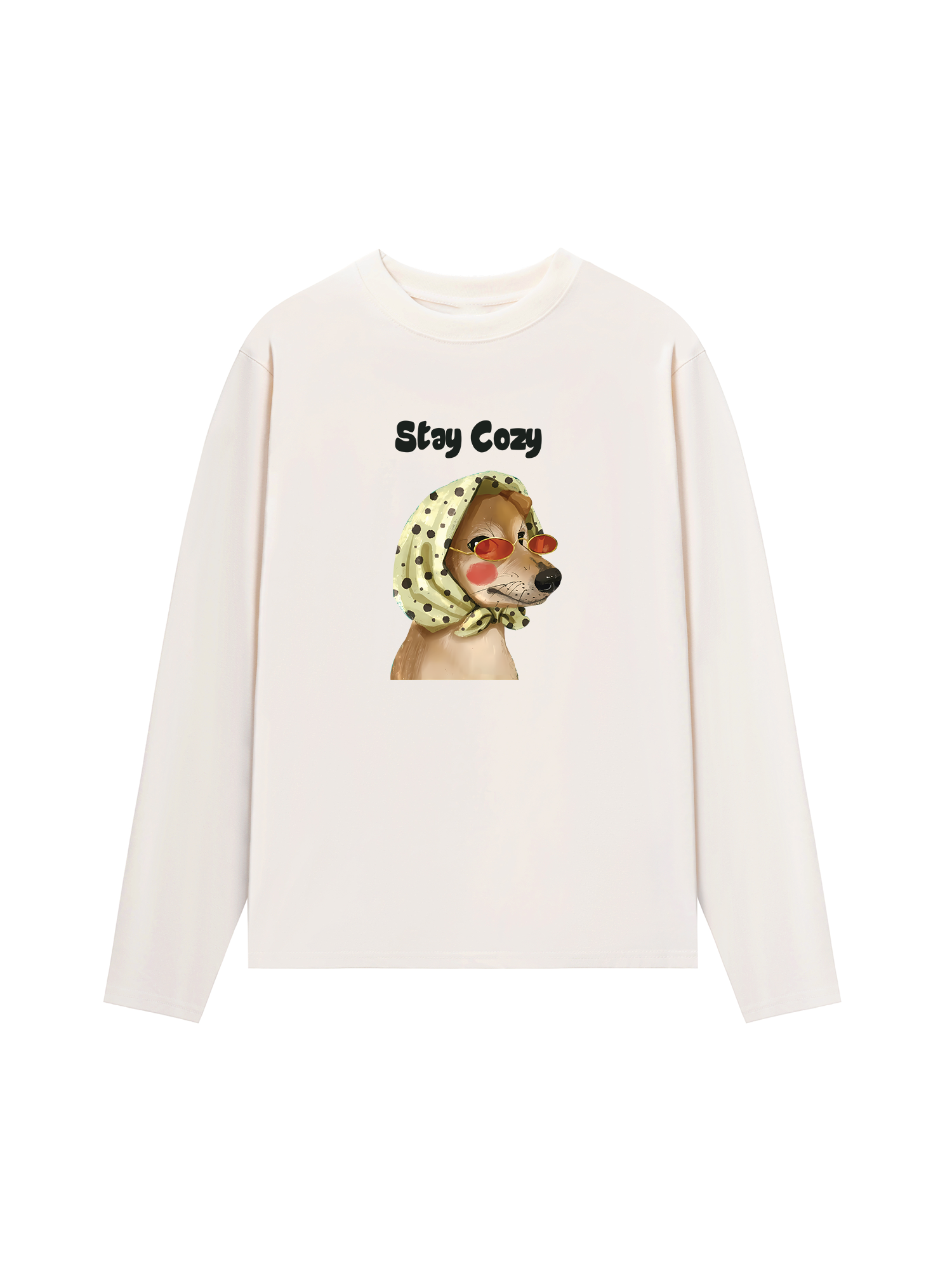 Áo Thun Dài Tay Fashion Dog Stay Cozy