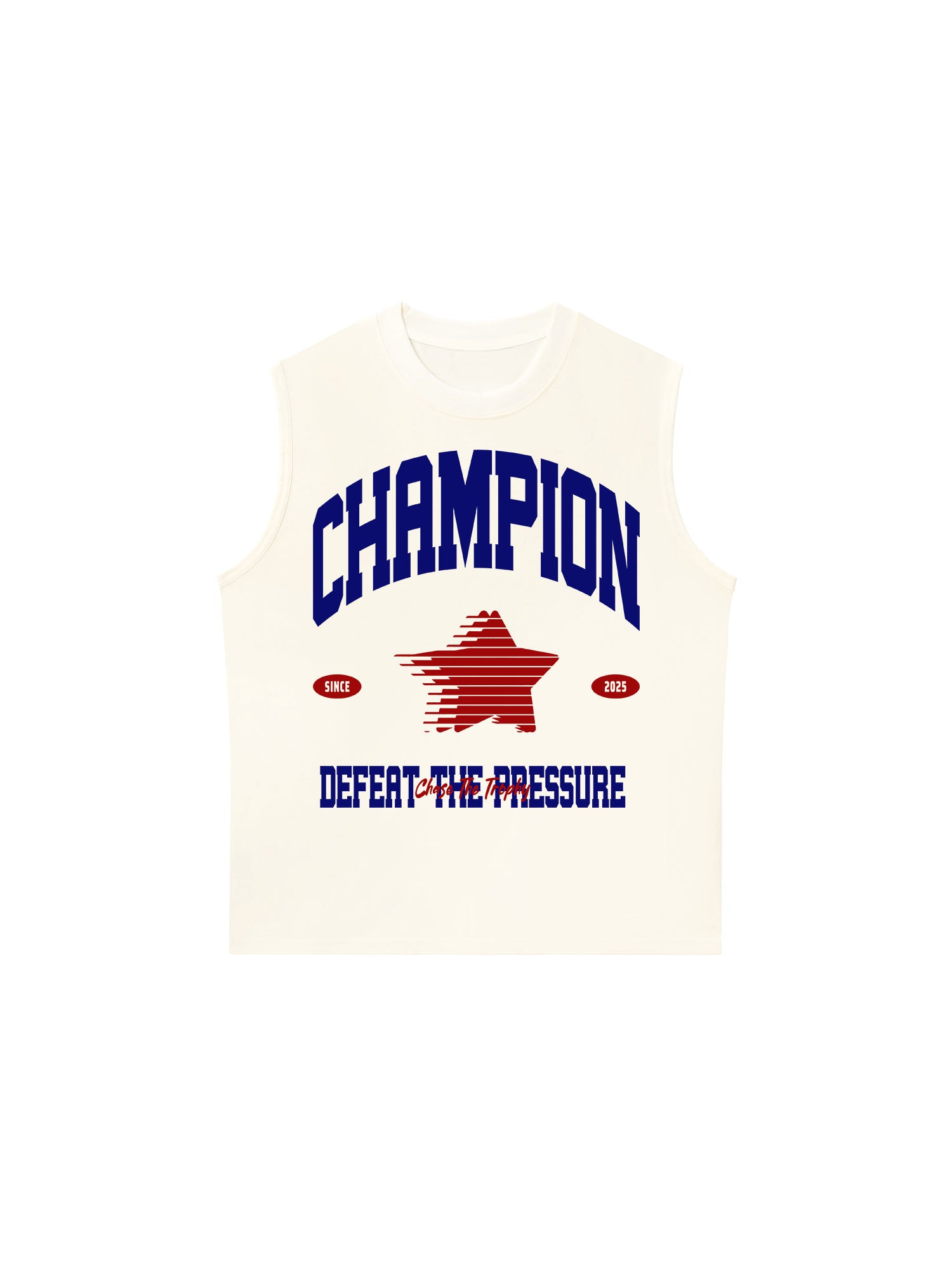 Áo Ba Lỗ Relaxed Fit Champions Defeat The Pressure