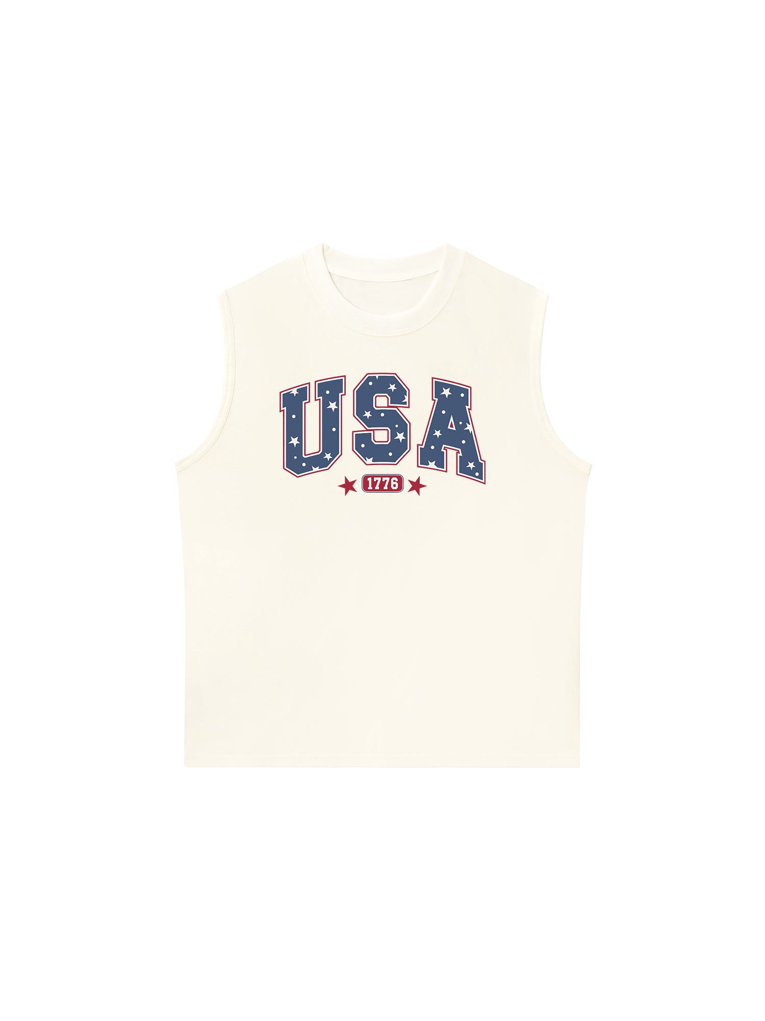 Áo Ba Lỗ Relaxed Fit USA Retro Star