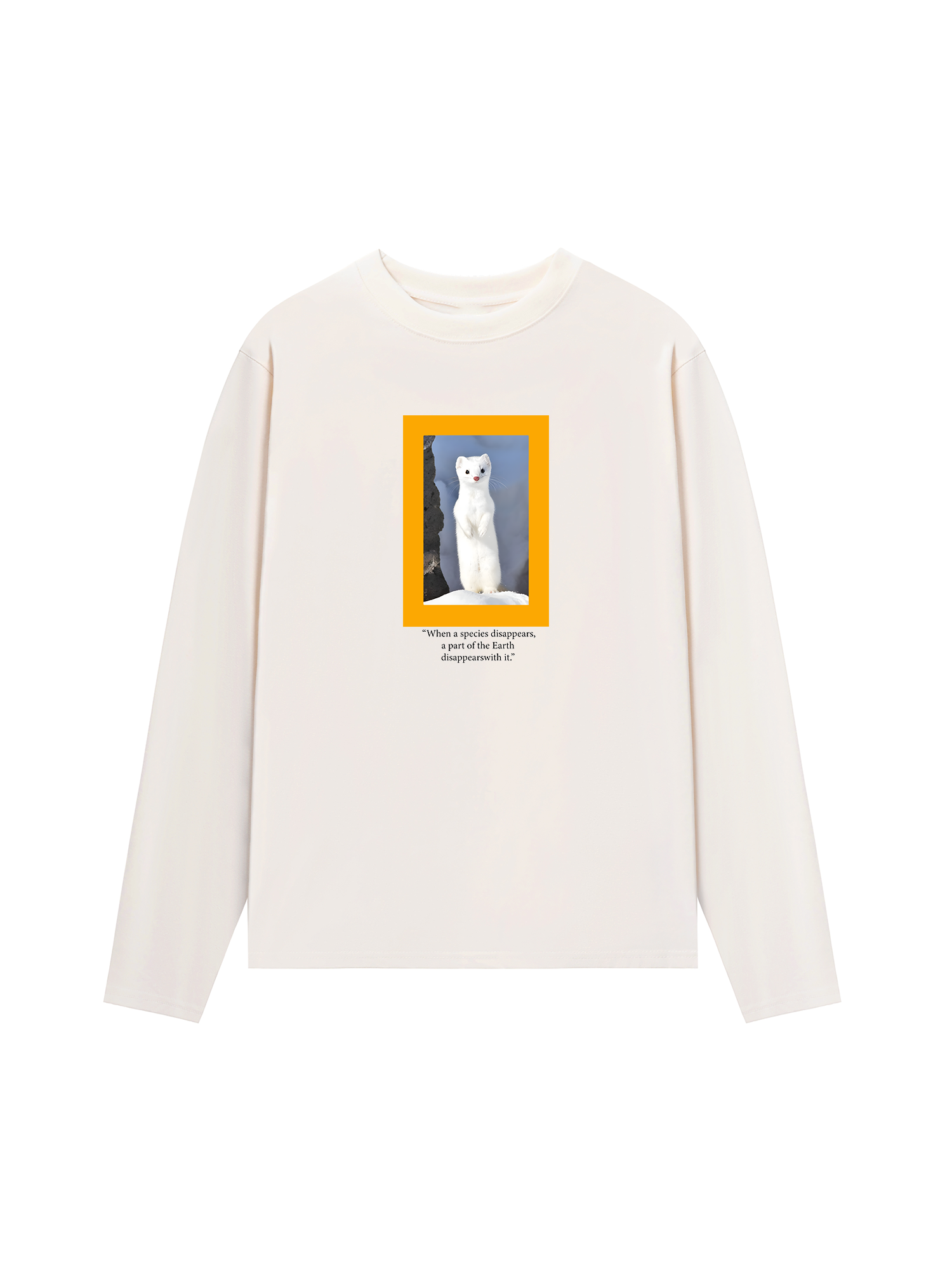 Áo Thun Dài Tay Wild Life When A Species Disappears