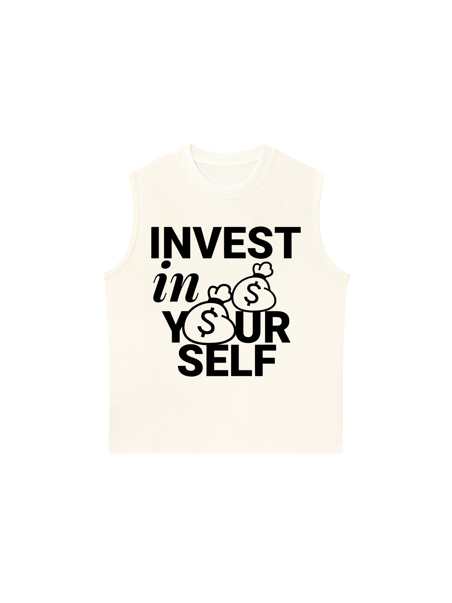 Áo Ba Lỗ Relaxed Fit Money Invest In Yourself