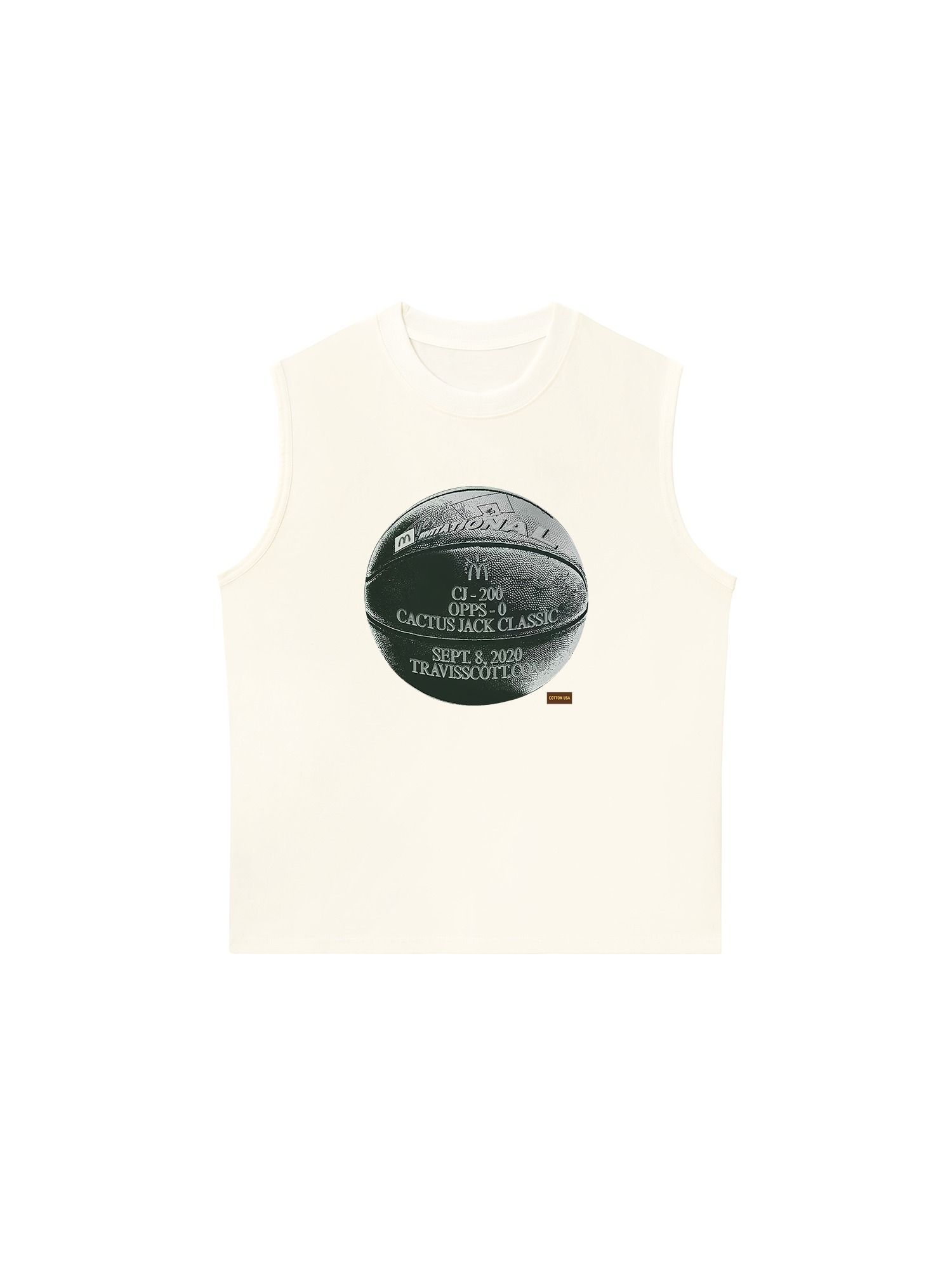Áo Ba Lỗ Relaxed Fit Basketball Silver Ball