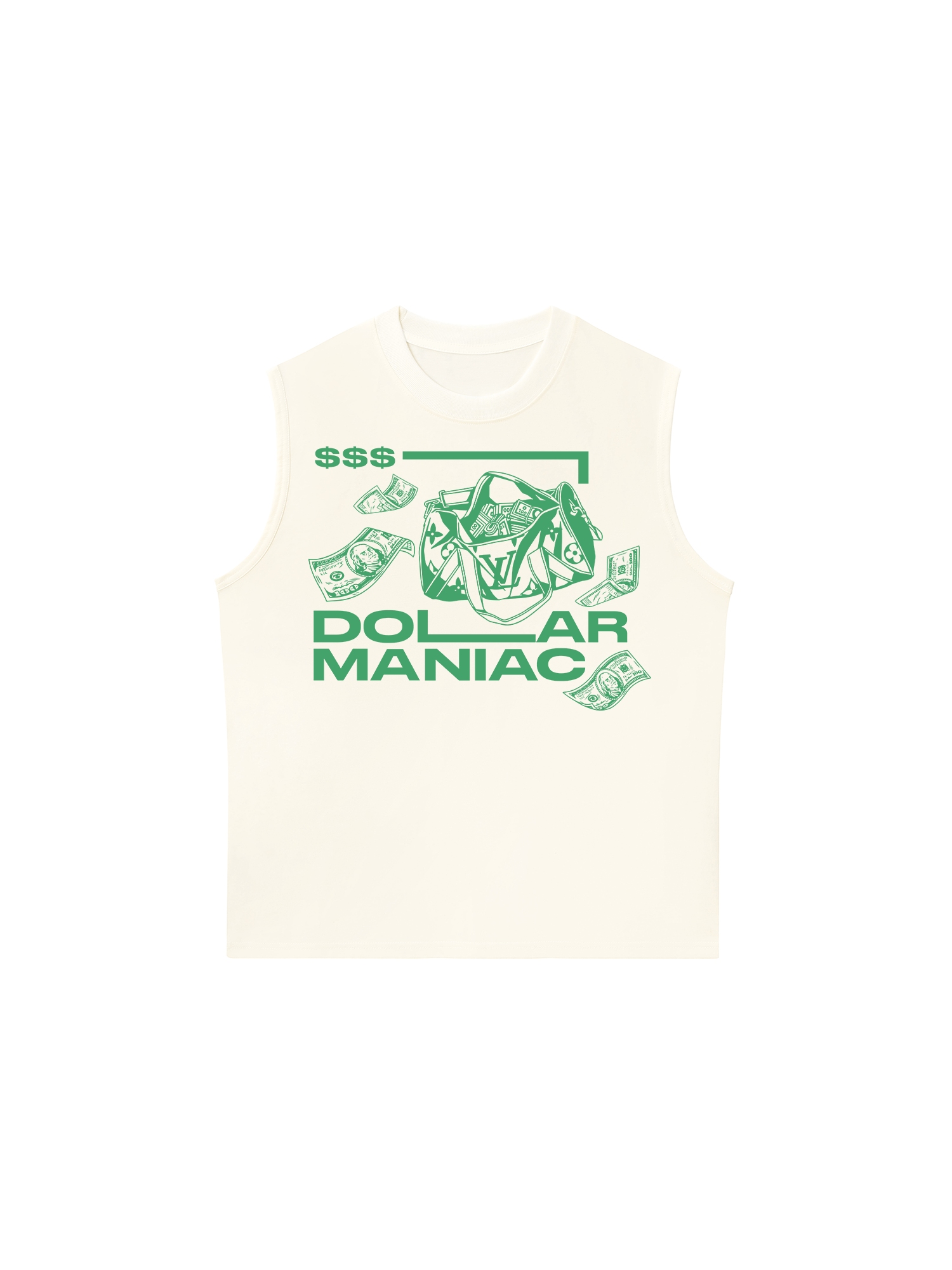 Áo Ba Lỗ Relaxed Fit Money Dolar Maniac