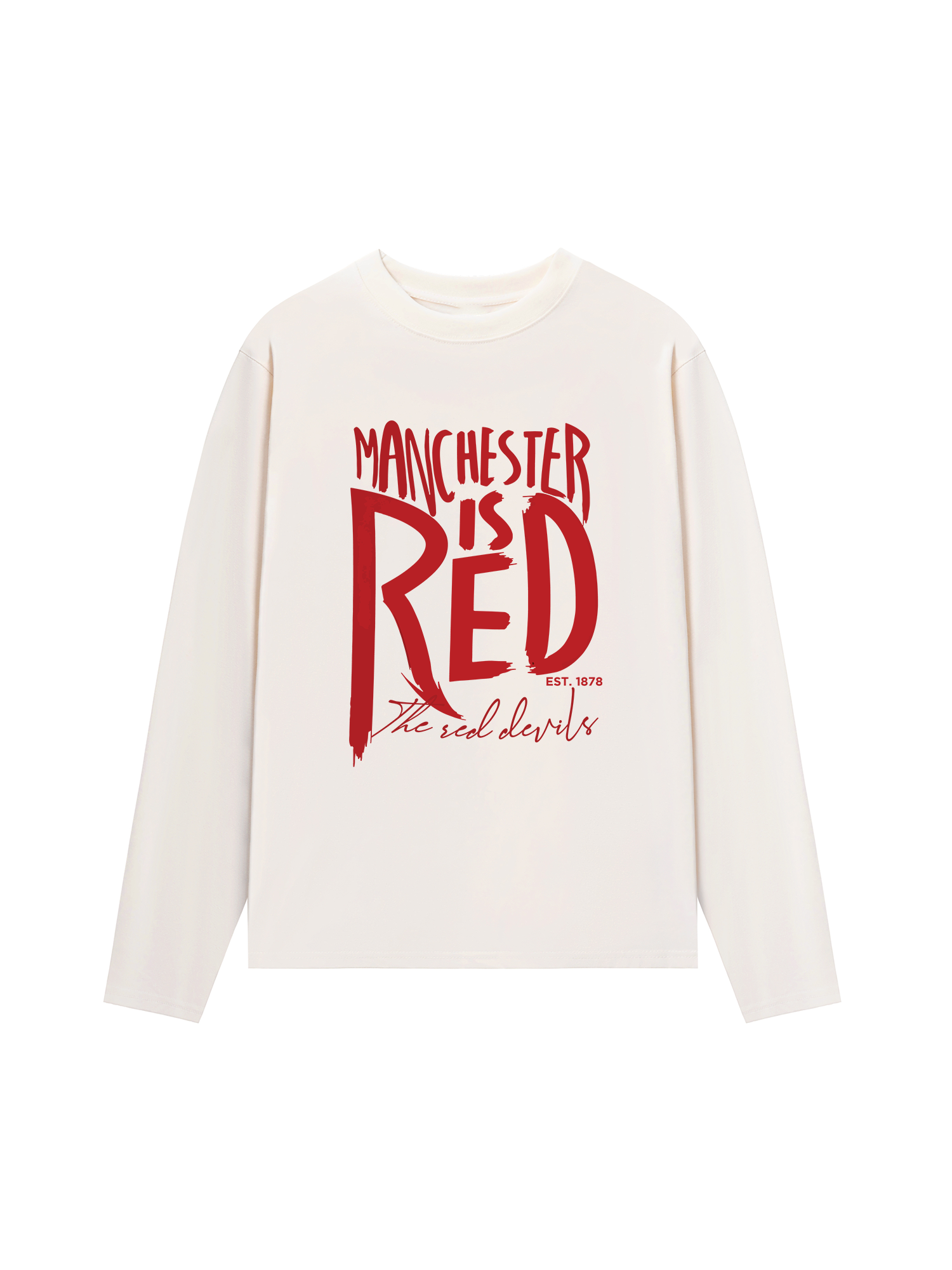 Áo Thun Dài Tay Manchester is Red