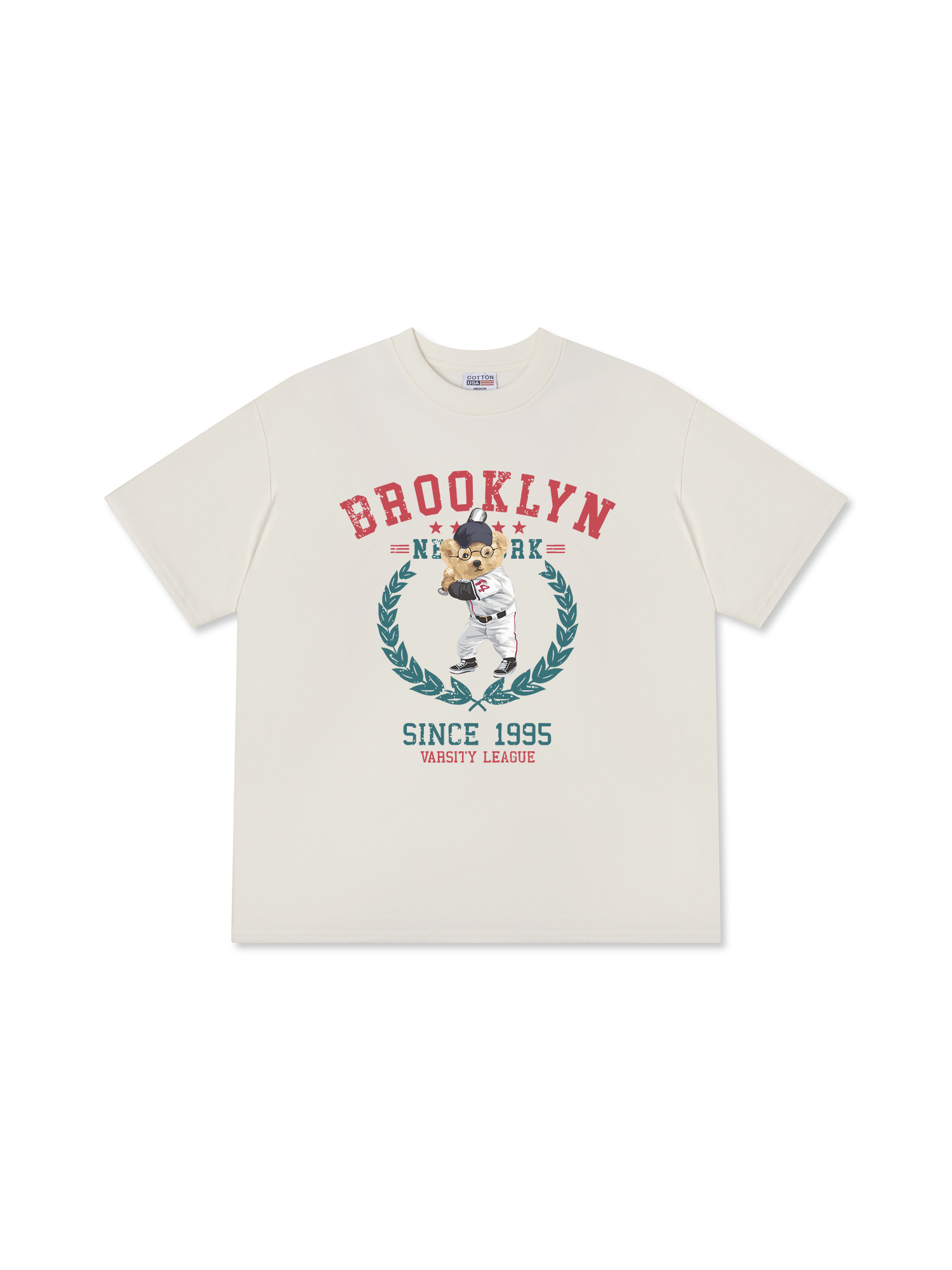 Áo Thun Relaxed Fit Baseball Teddy Team