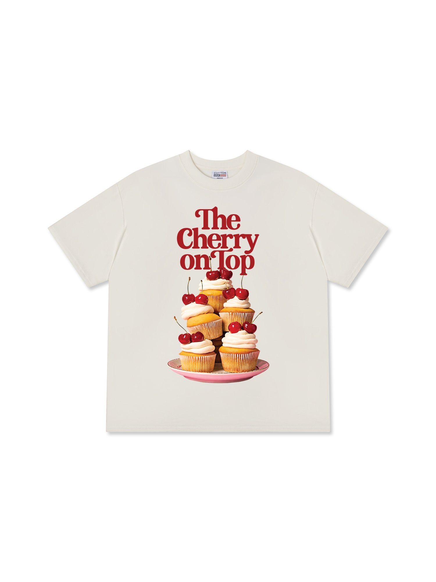 Áo Thun Relaxed Fit Yummy Mood The Cherry On Top