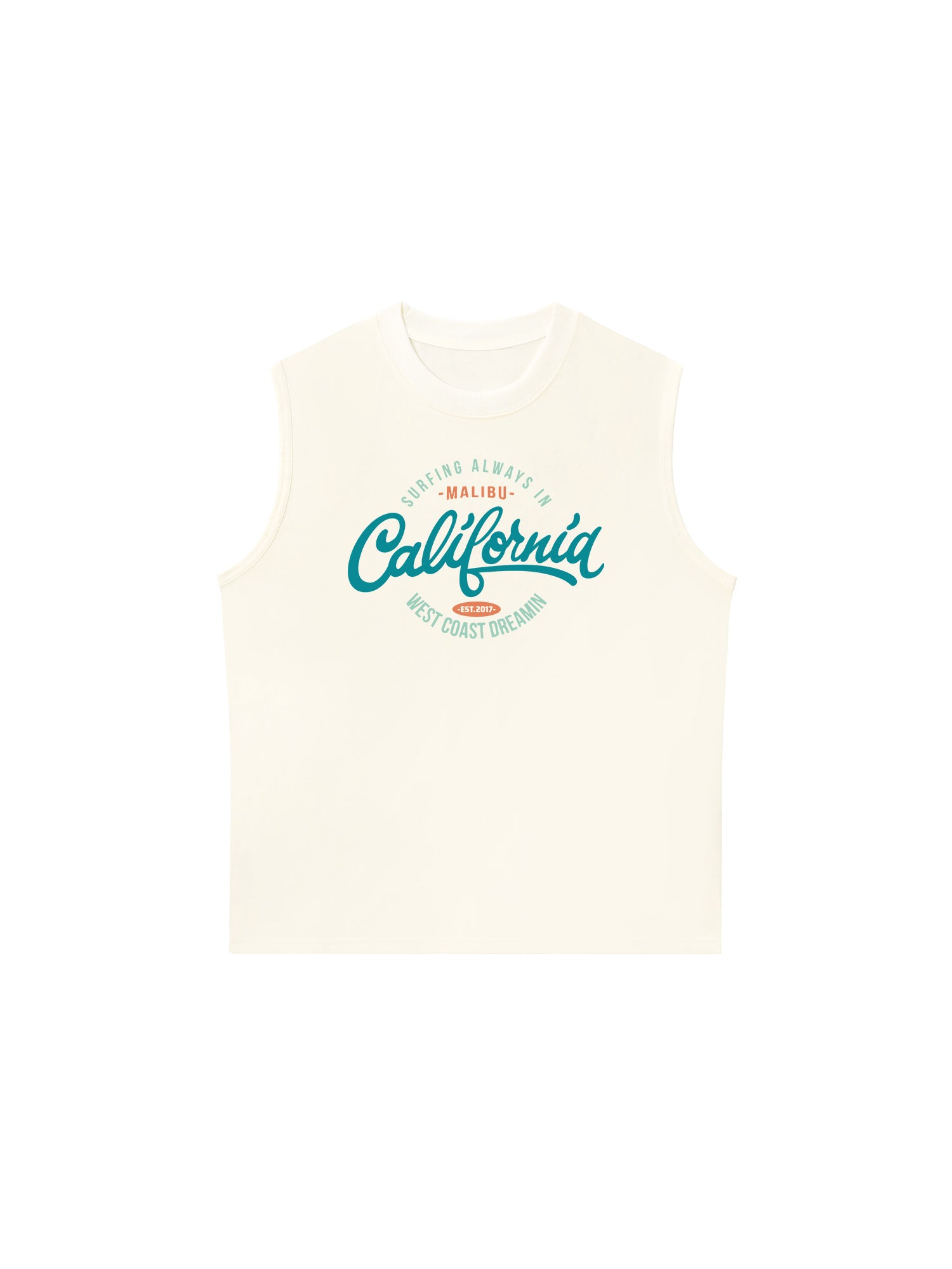 Áo Ba Lỗ Relaxed Fit City Malibu West Coast
