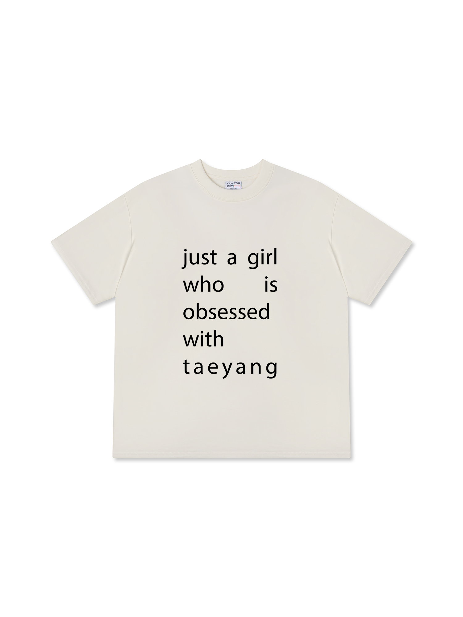 Áo Thun Relaxed Fit Idols Just A Girl Who Is Obsessed Taeyang