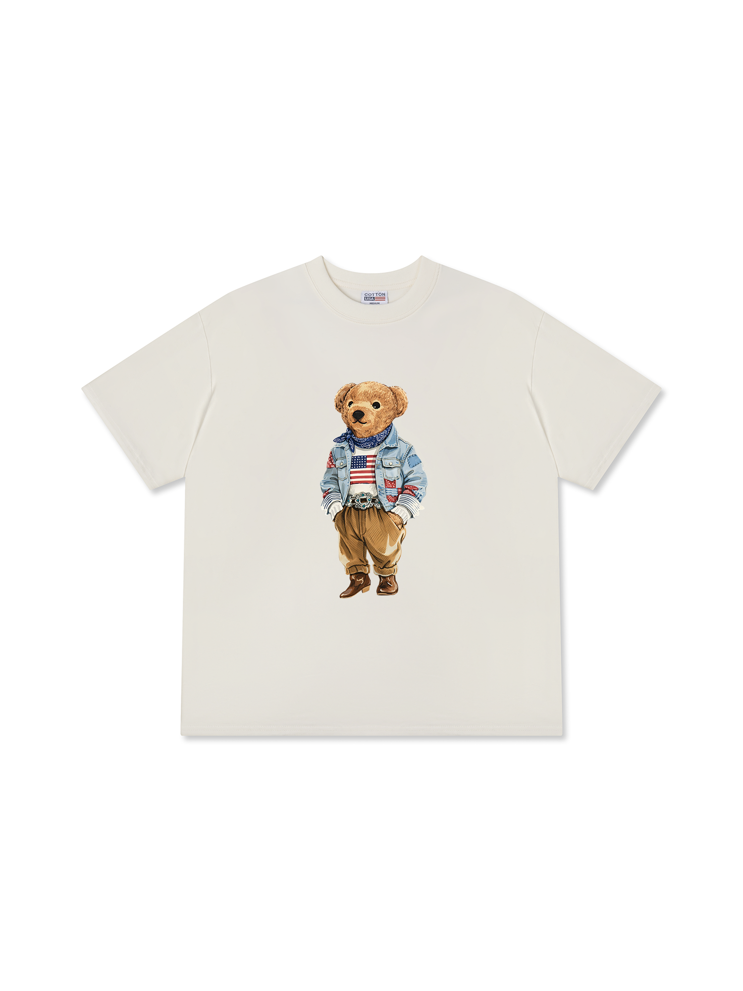 Áo Thun Relaxed Fit  Cowboy Bear