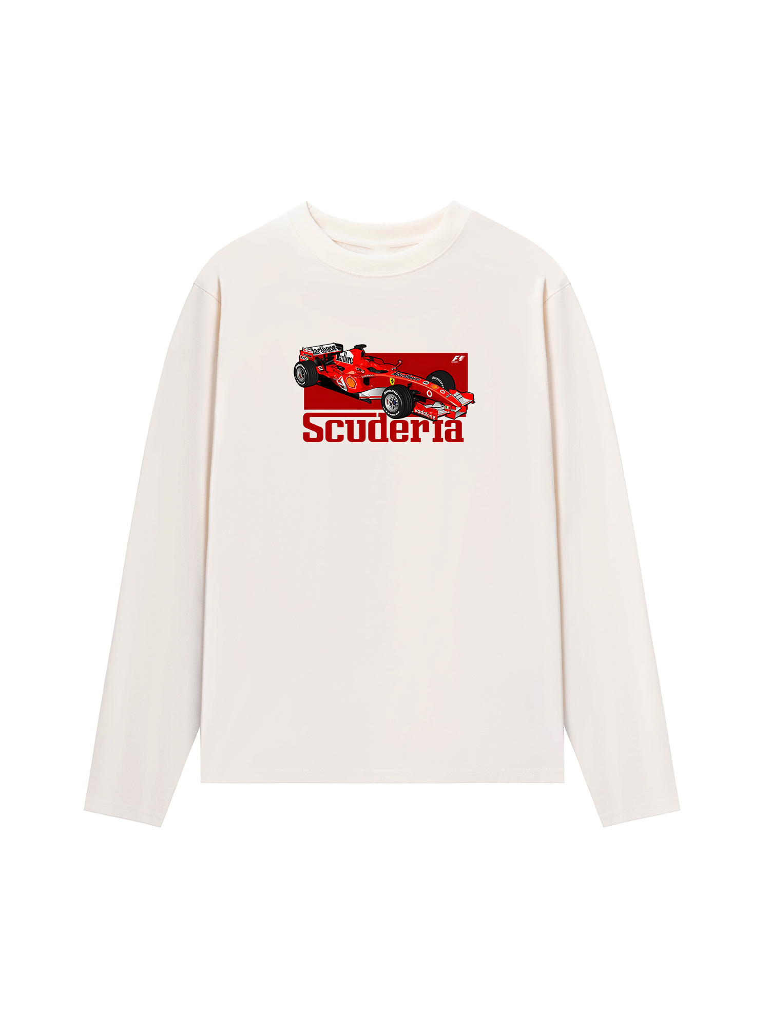 Áo Thun Dài Tay Ferrari Scuderia Race