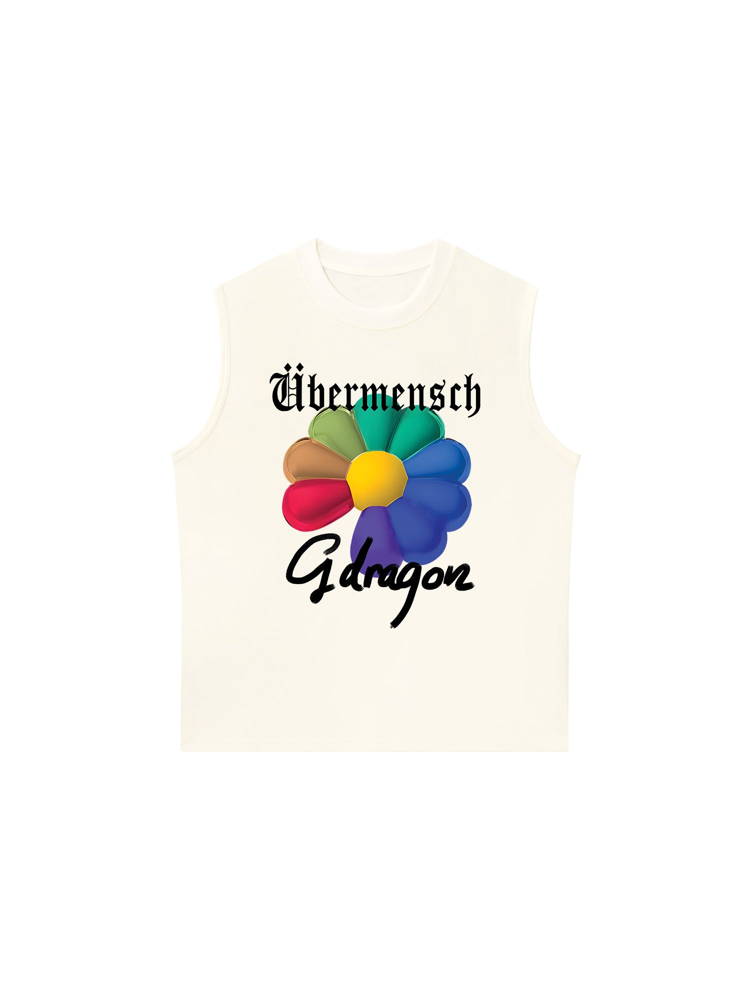 Áo Ba Lỗ Relaxed Fit Floral Rainbow GD