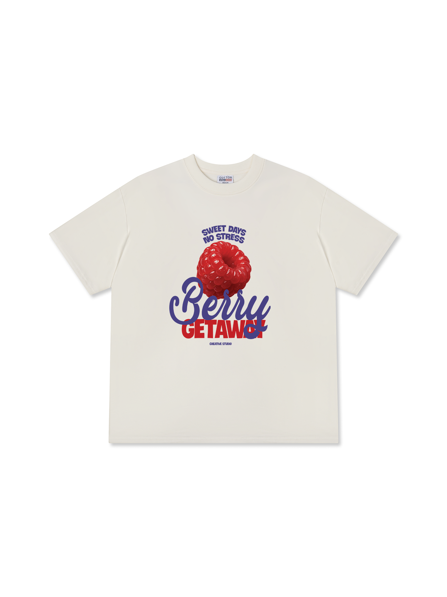 Áo Thun Relaxed Fit Tropical Berry Gateaway