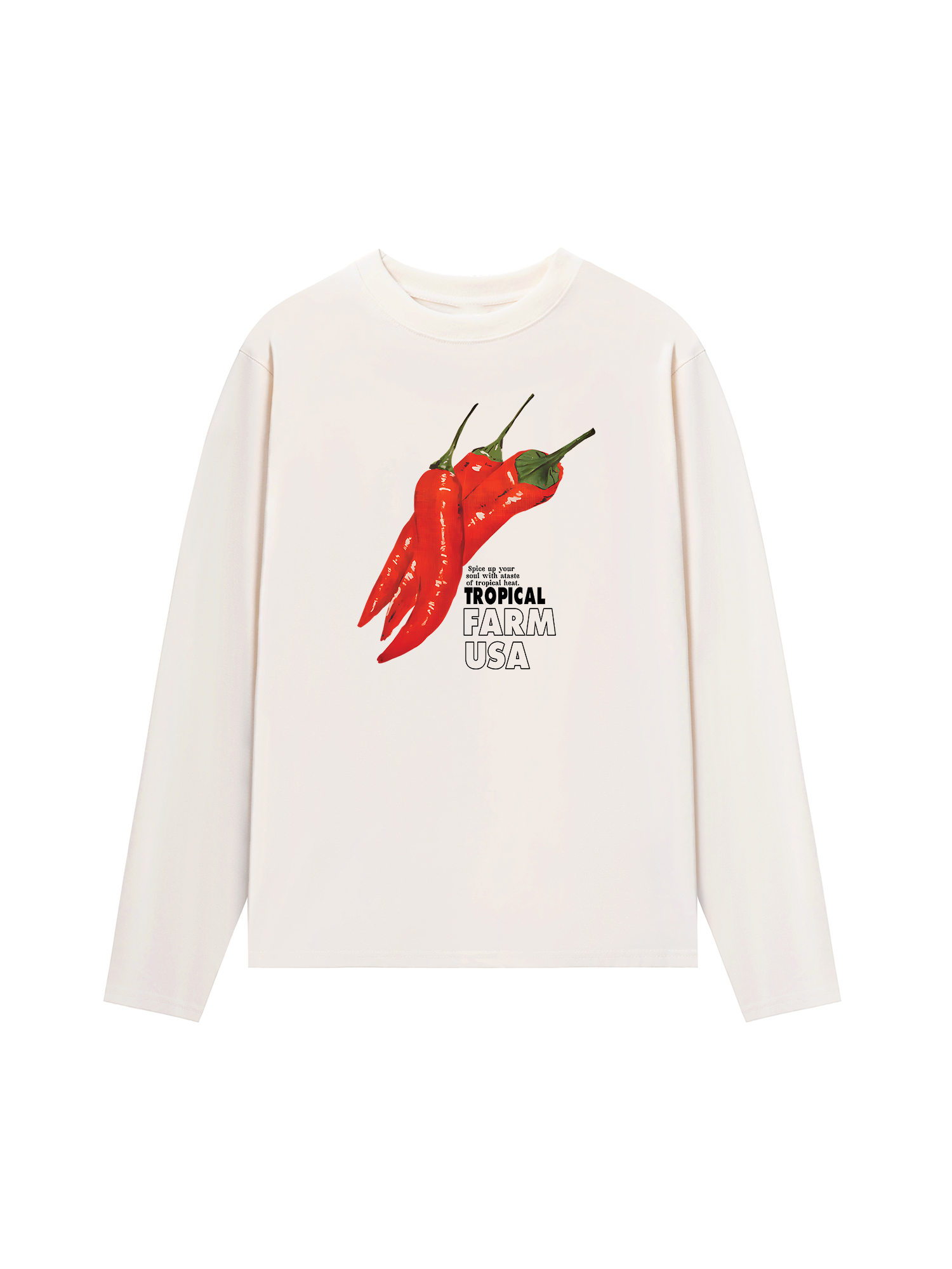 Áo Thun Dài Tay Tropical Farm USA