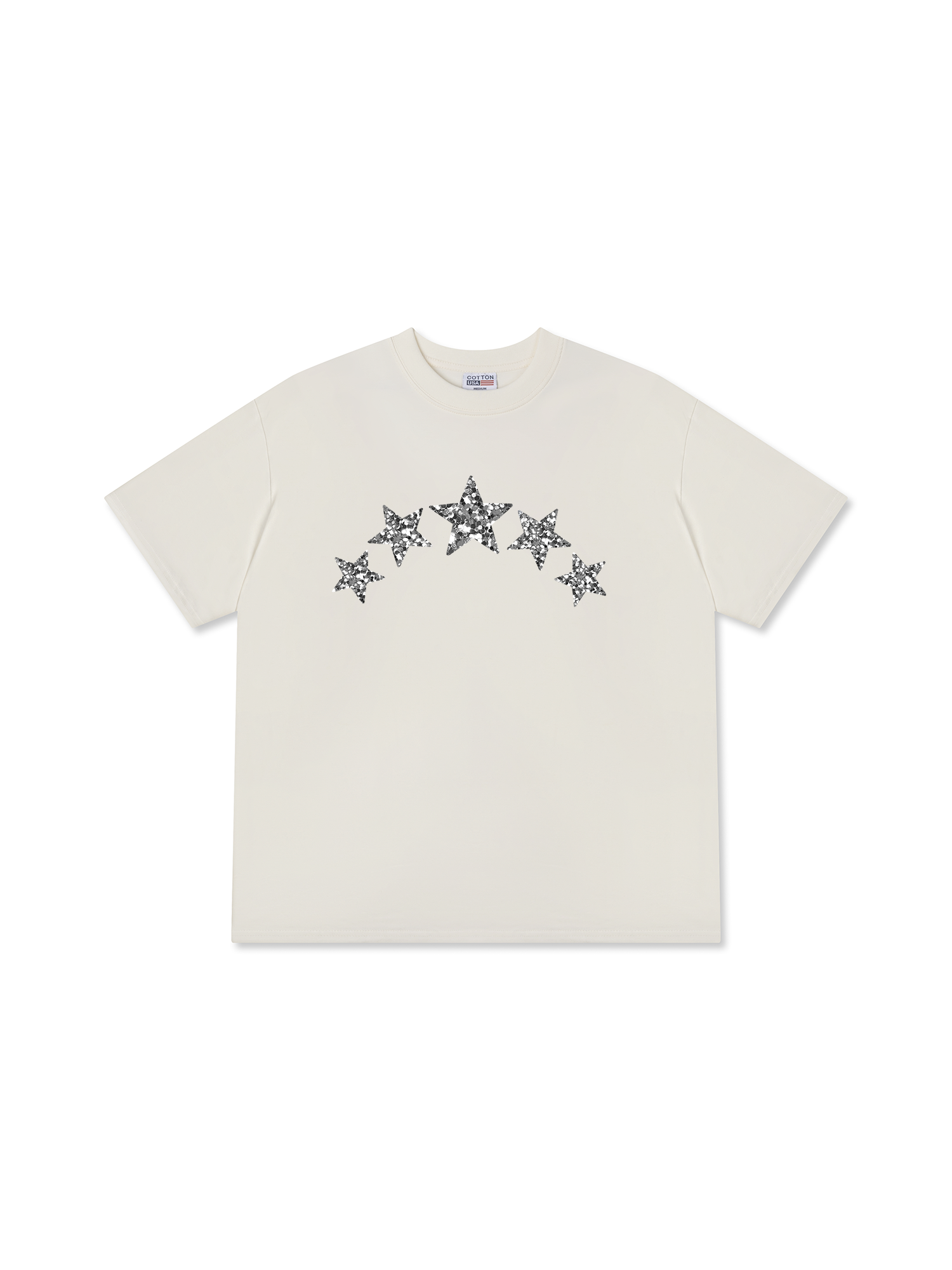 Áo Thun Relaxed Fit Bling Five Star