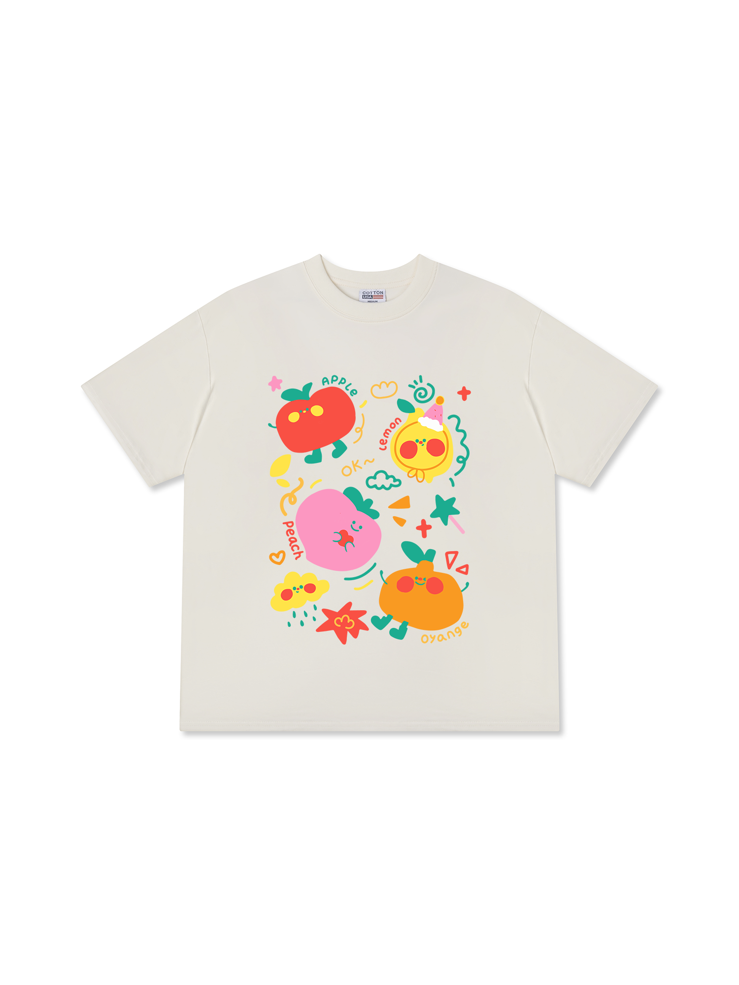 Áo Thun Relaxed Fit Yummy Mood Fruitcute