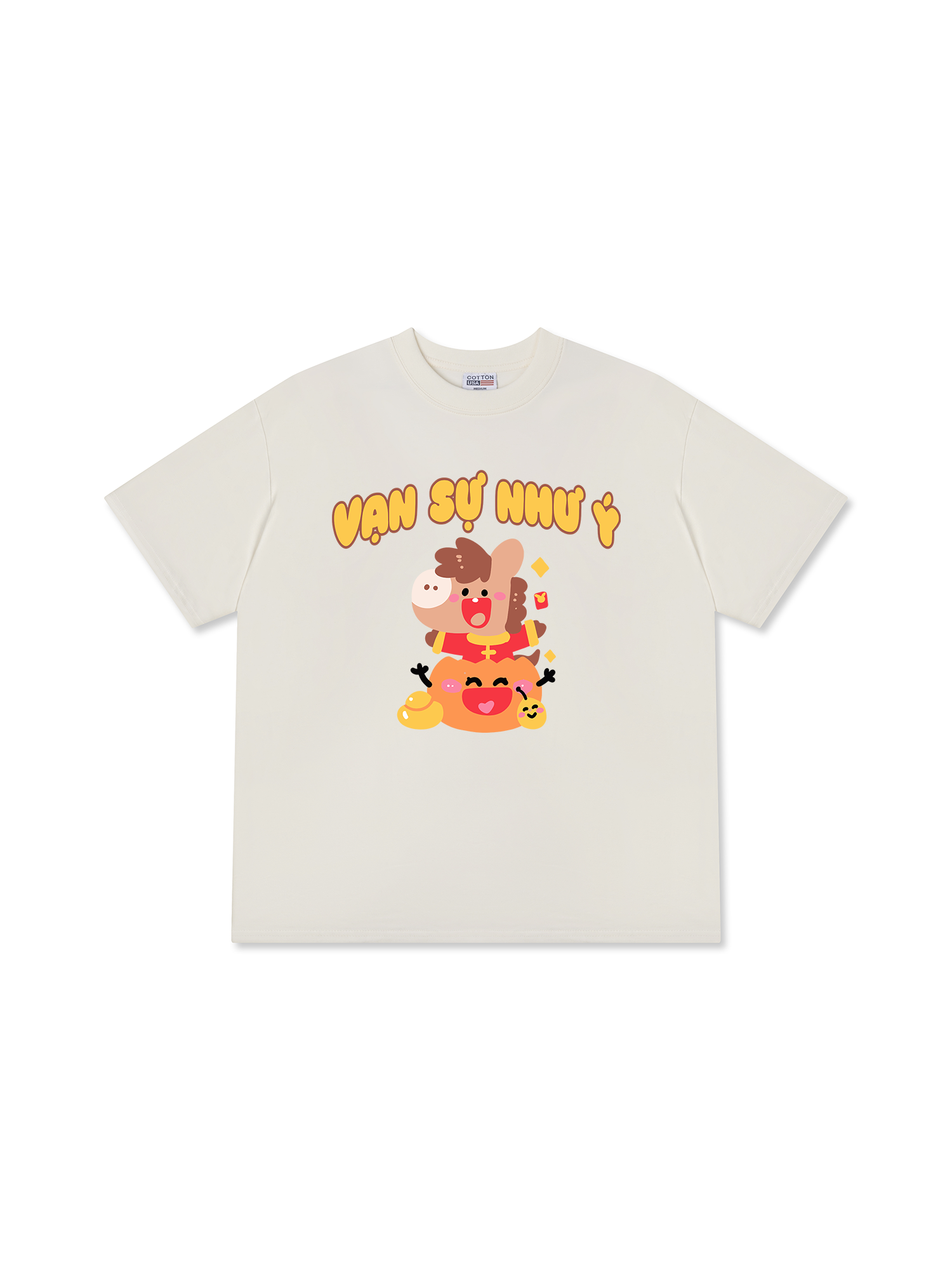 Áo Thun Relaxed Fit Vạn Sự Như Ý
