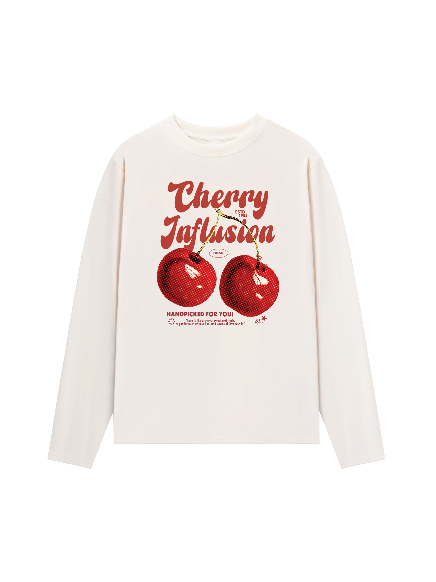 Áo Thun Dài Tay Tropical Cherry Influsion
