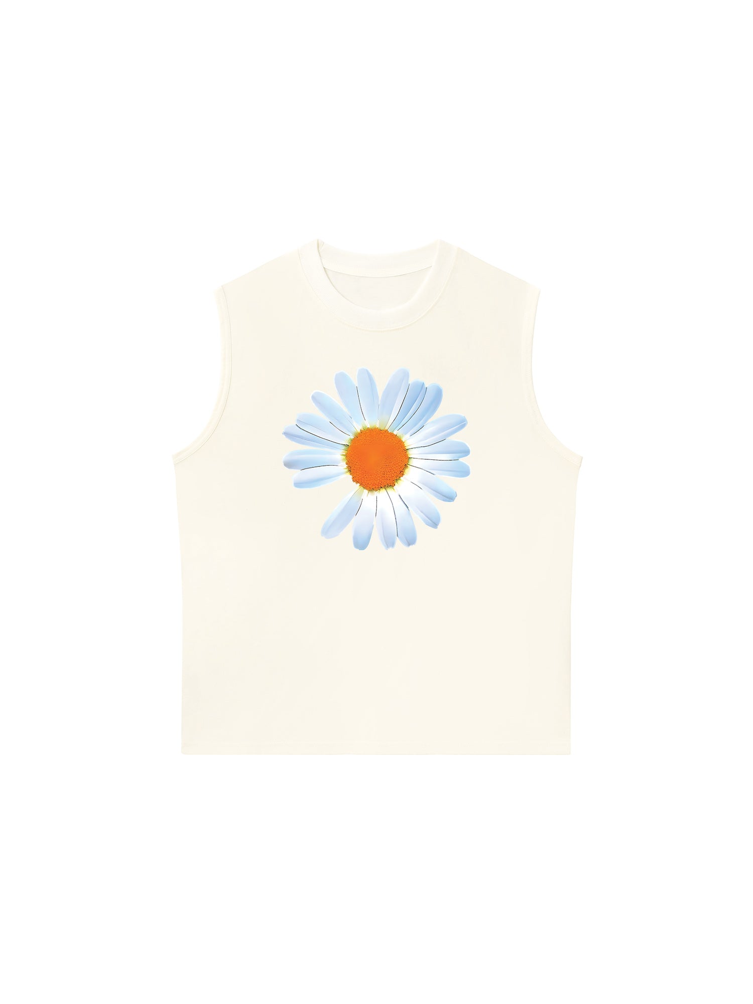 Áo Ba Lỗ Relaxed Fit Floral Design For VIP Daisy Flower