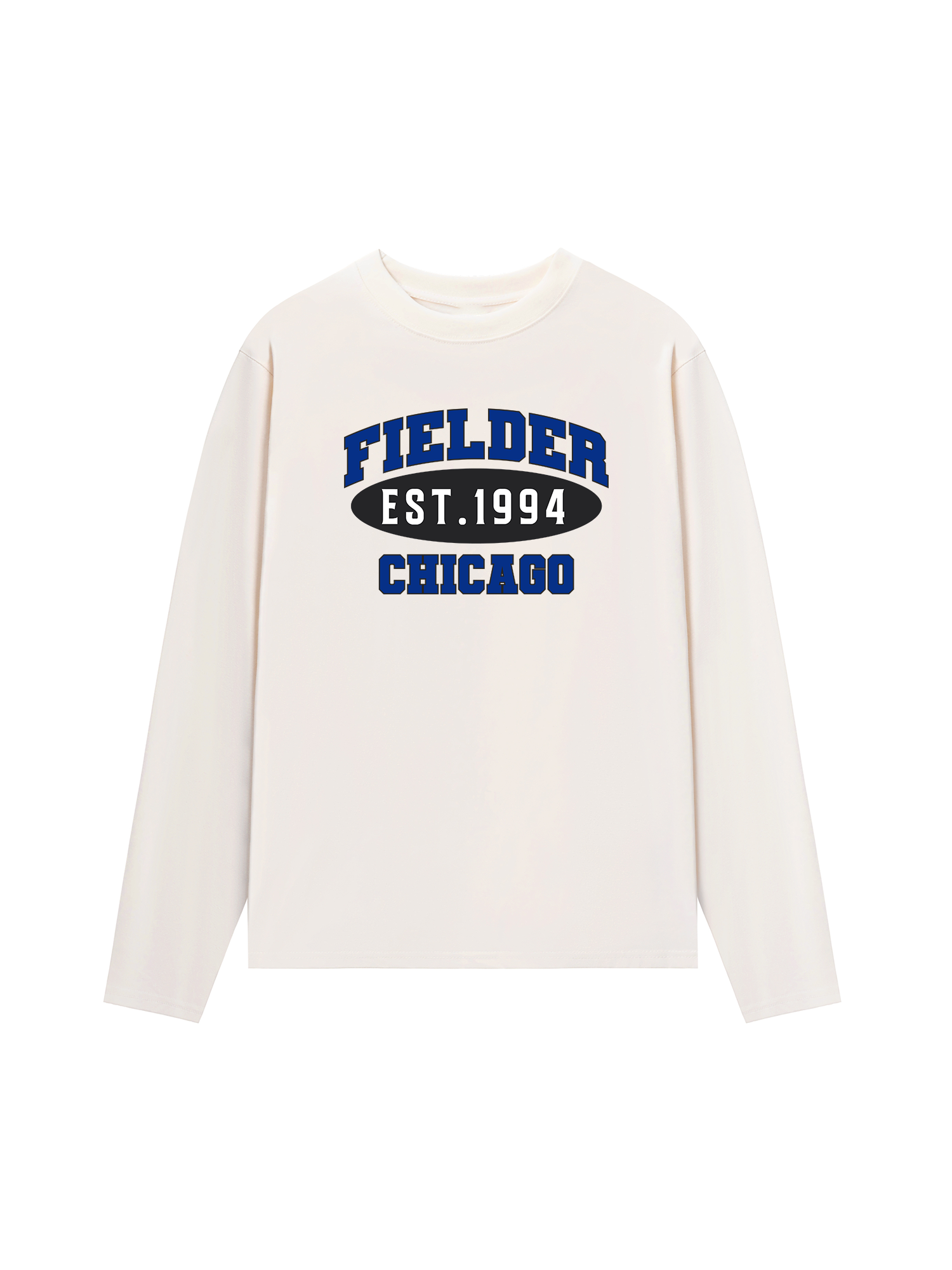 Áo Thun Dài Tay Baseball Fielder Chicago