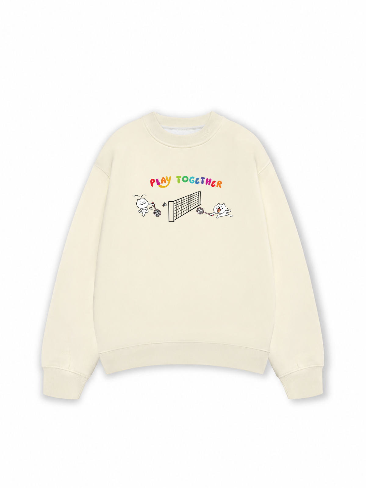 Áo Sweater Nỉ Hai Da Badminton Play Together