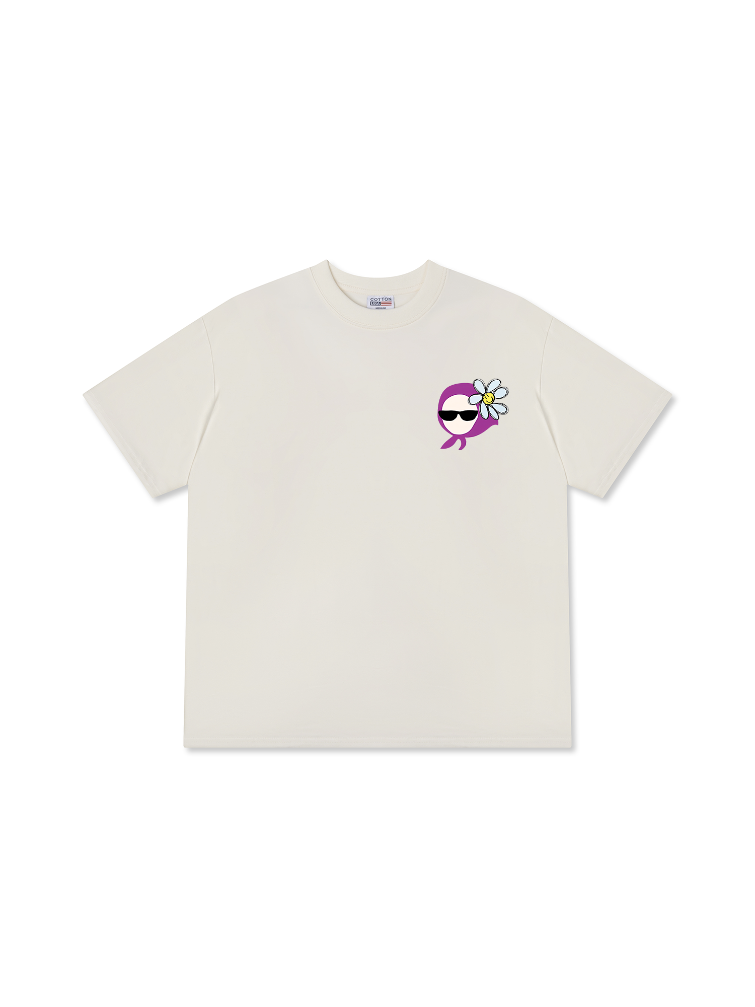Áo Thun Relaxed Fit Idol G-Dragon Flower Peace Shirt