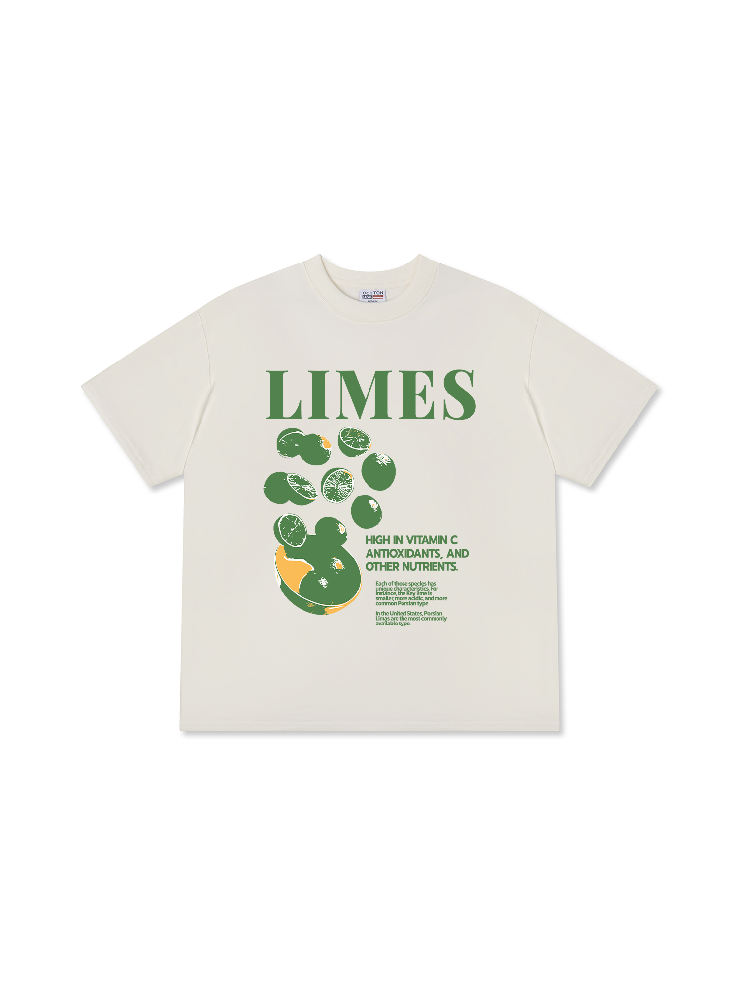 Áo Thun Relaxed Fit Tropical Bowl Of Limes