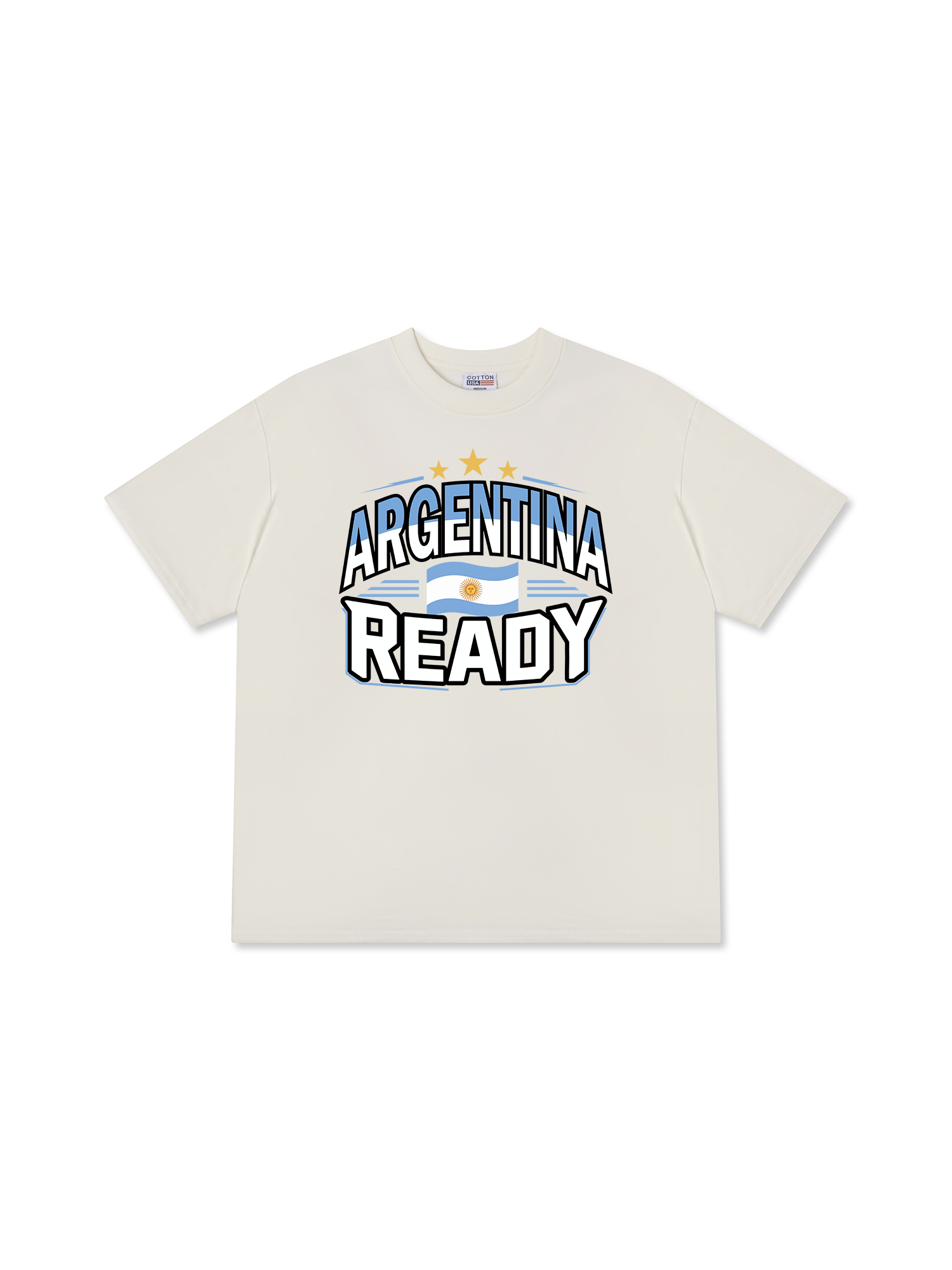 Áo Thun Relaxed Fit Soccer World Cup Argentina Ready