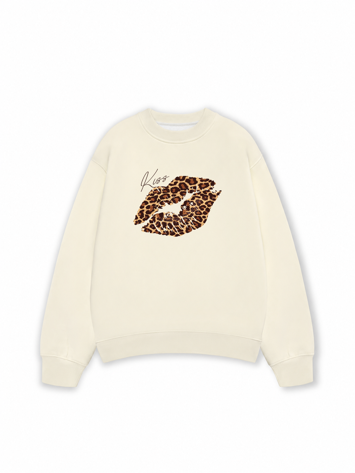Áo Sweater Nỉ Hai Da Urban Leopard Kiss Lip