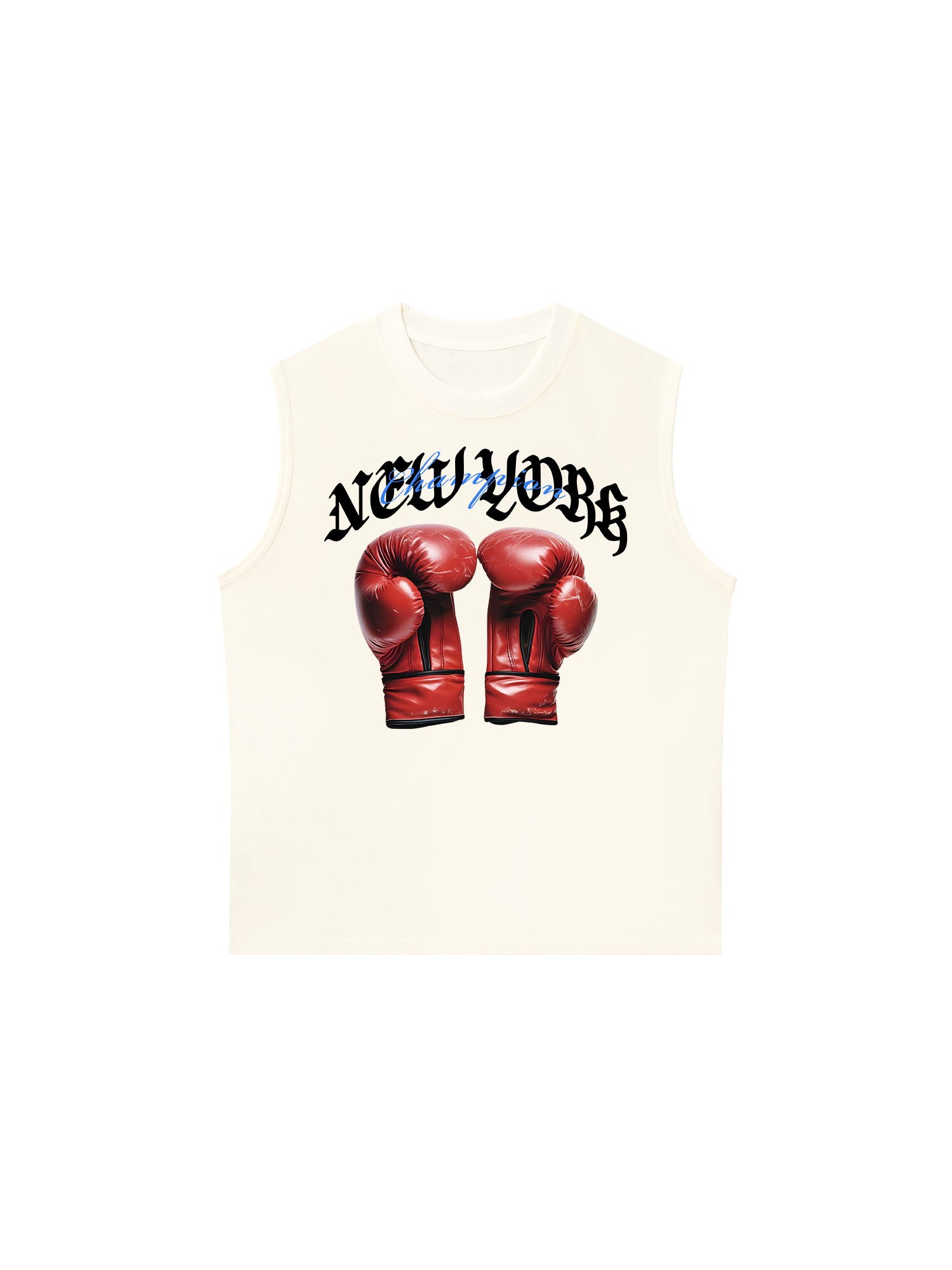 Áo Ba Lỗ Relaxed Fit Champions New York Boxing