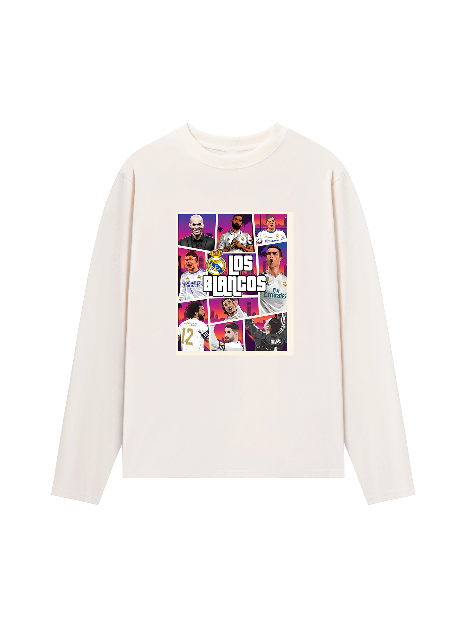 Áo Thun Dài Tay Real Madrid Losblancos