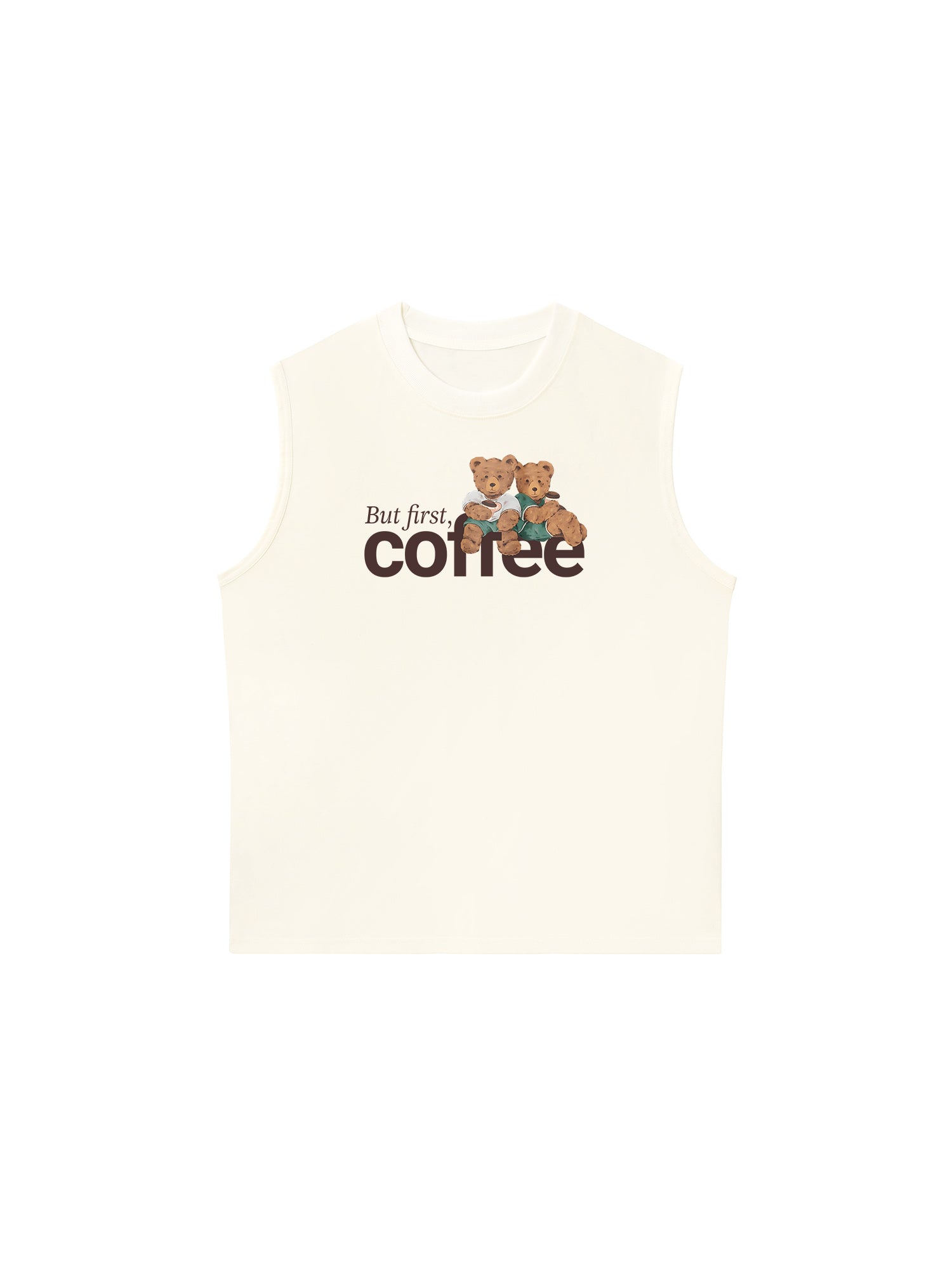 Áo Ba Lỗ Relaxed Fit But First Coffee