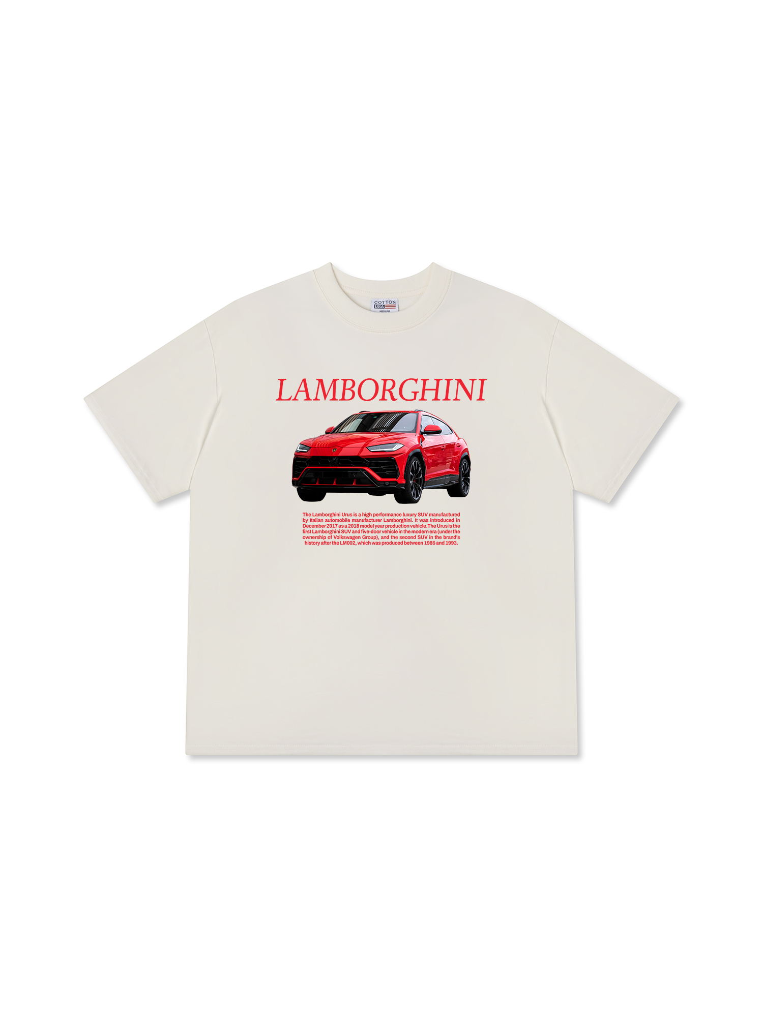 Áo Thun Relaxed Fit Lamborghini Urus Red