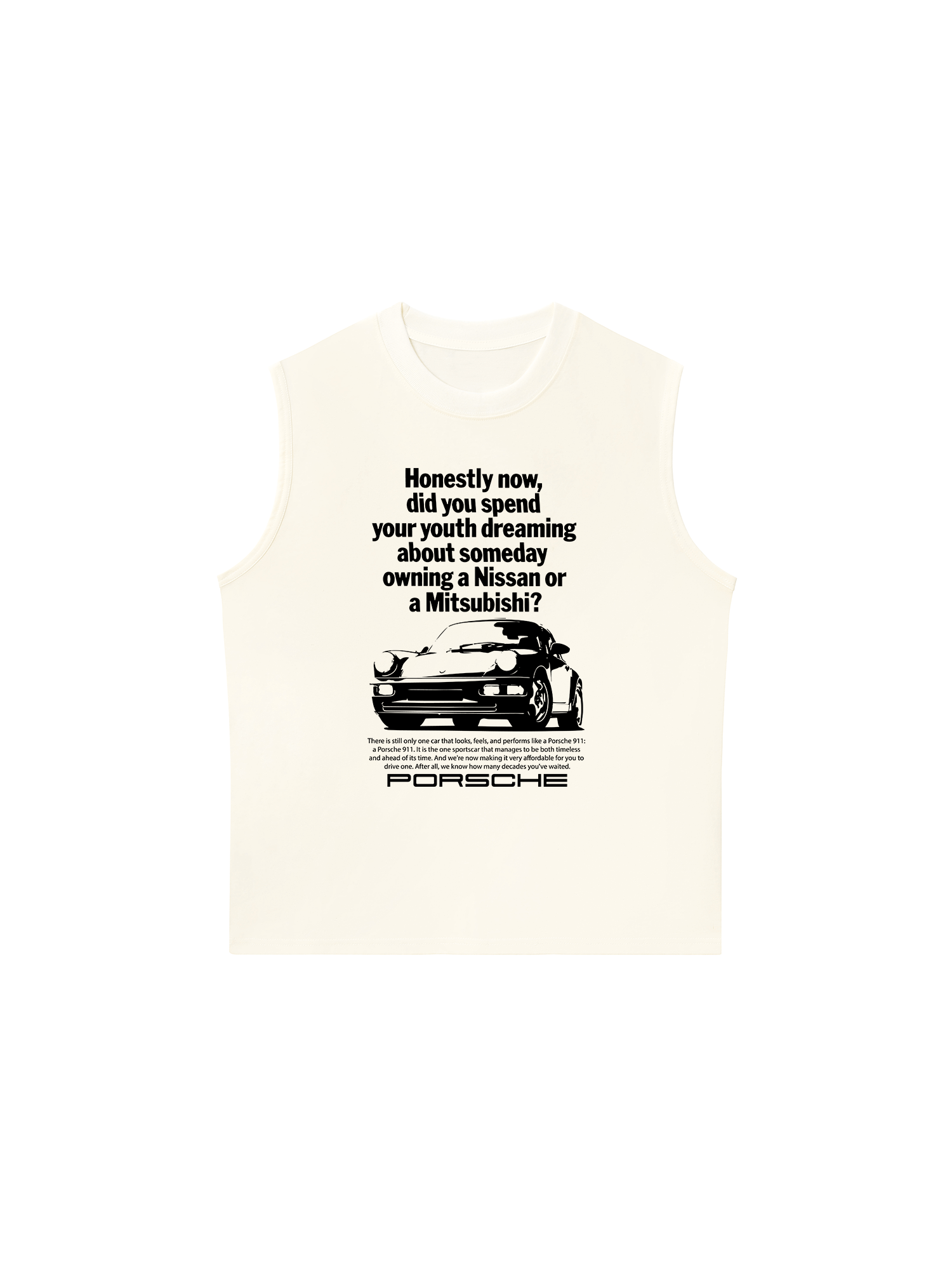 Áo Ba Lỗ Relaxed Fit Porsche Honestly Now