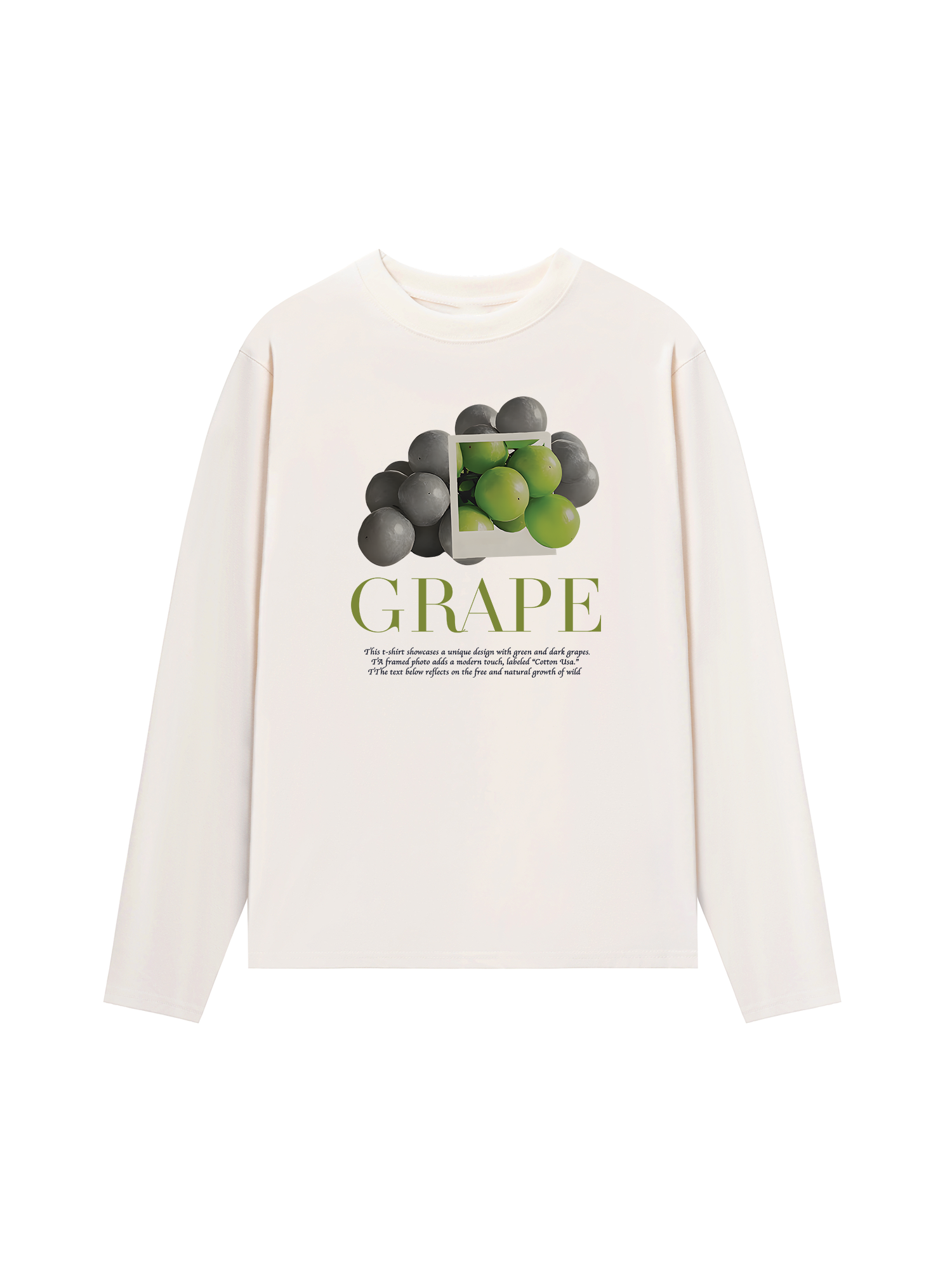 Áo Thun Dài Tay Tropical Grape