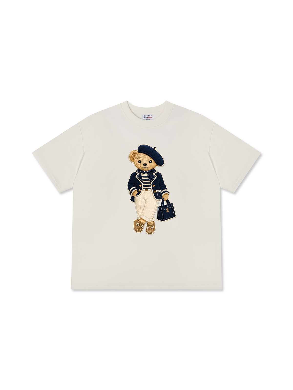 Áo Thun Relaxed Fit  Cute Bear Girrl