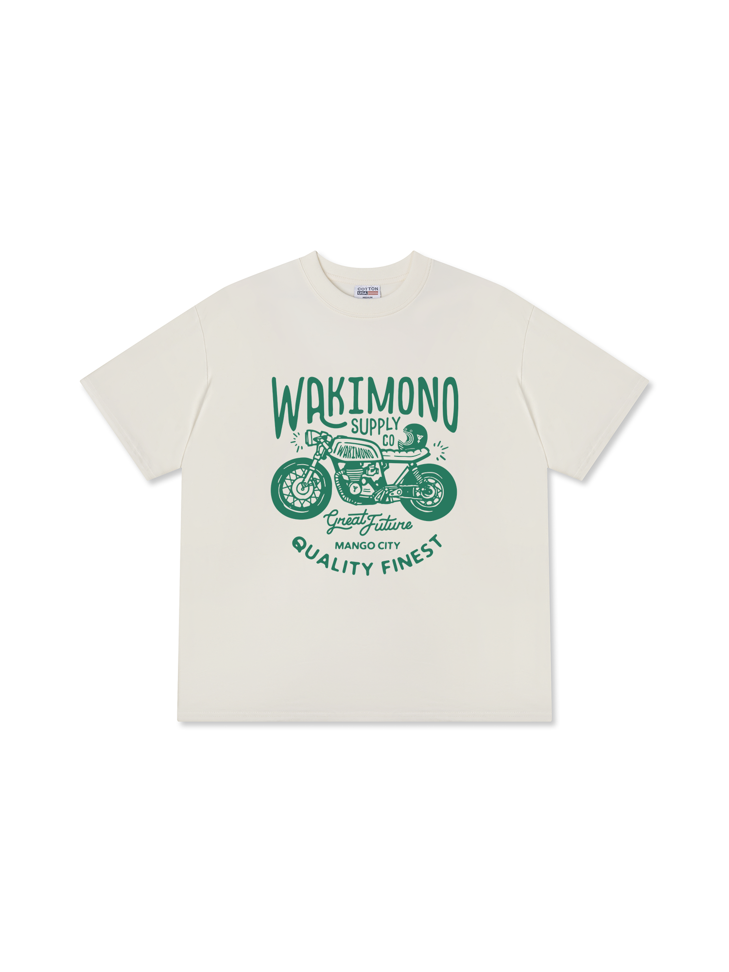 Áo Thun Relaxed Fit Motorbike WAKIMONO-01
