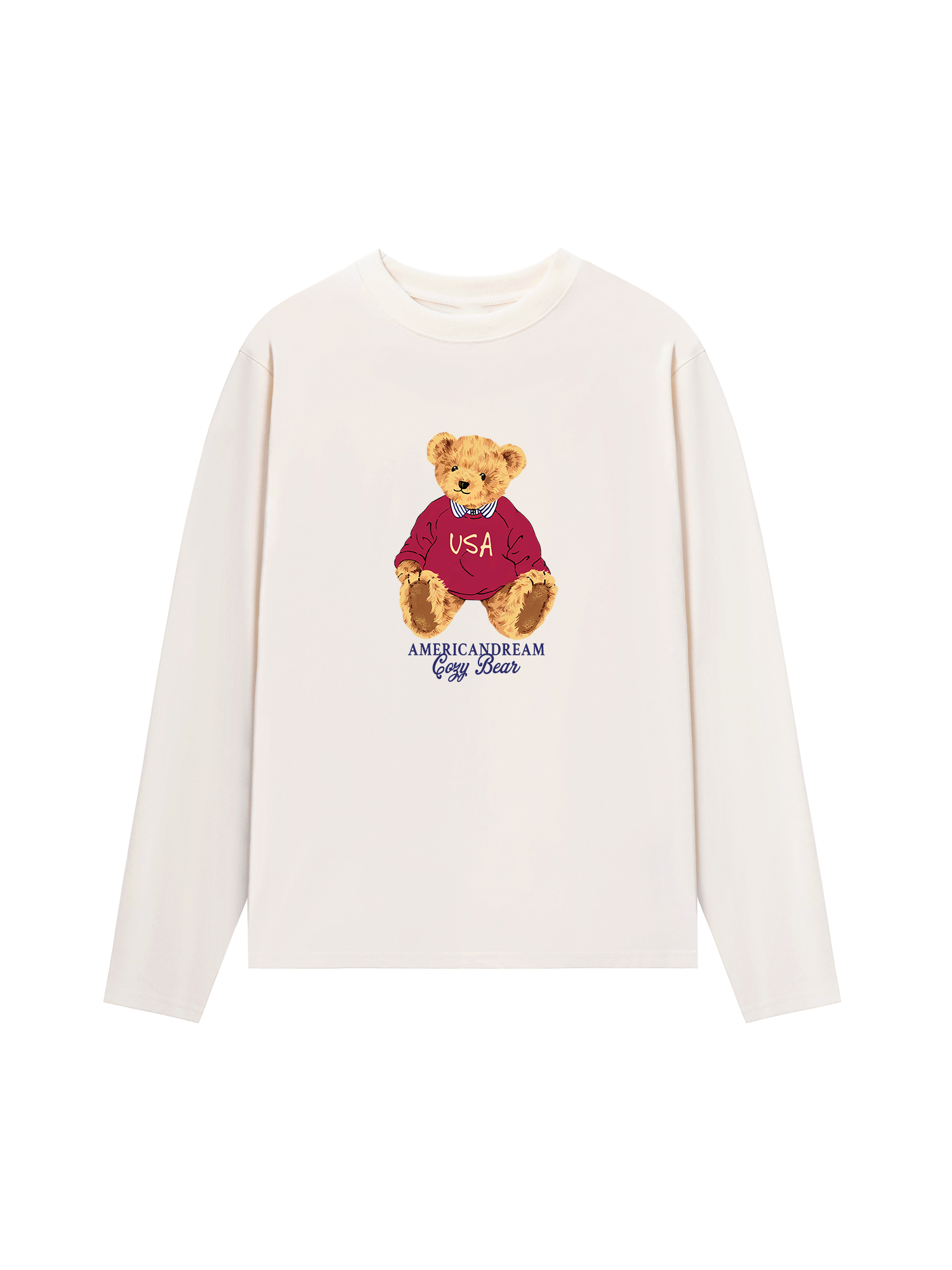 Áo Thun Dài Tay USA Cozy Bear