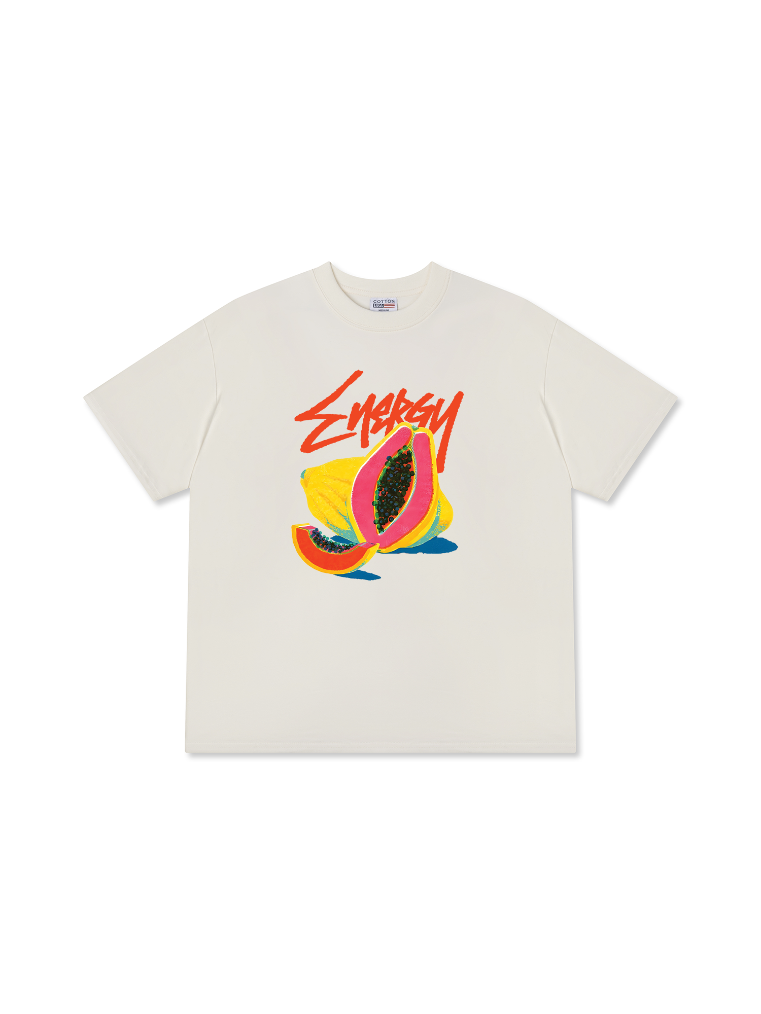 Áo Thun Relaxed Fit Energy Papaya Drip